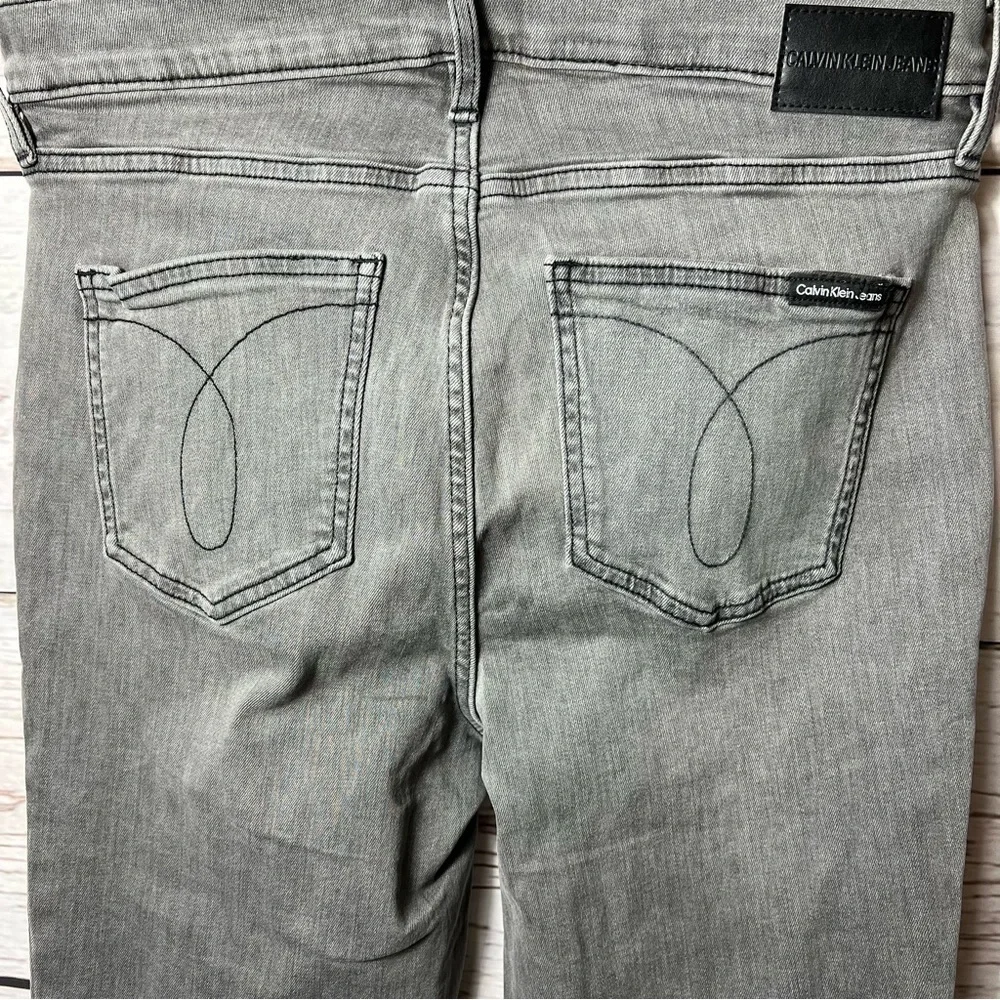 Nwt Calvin Klein High Rise Zipper Ankle Skinny Jeans