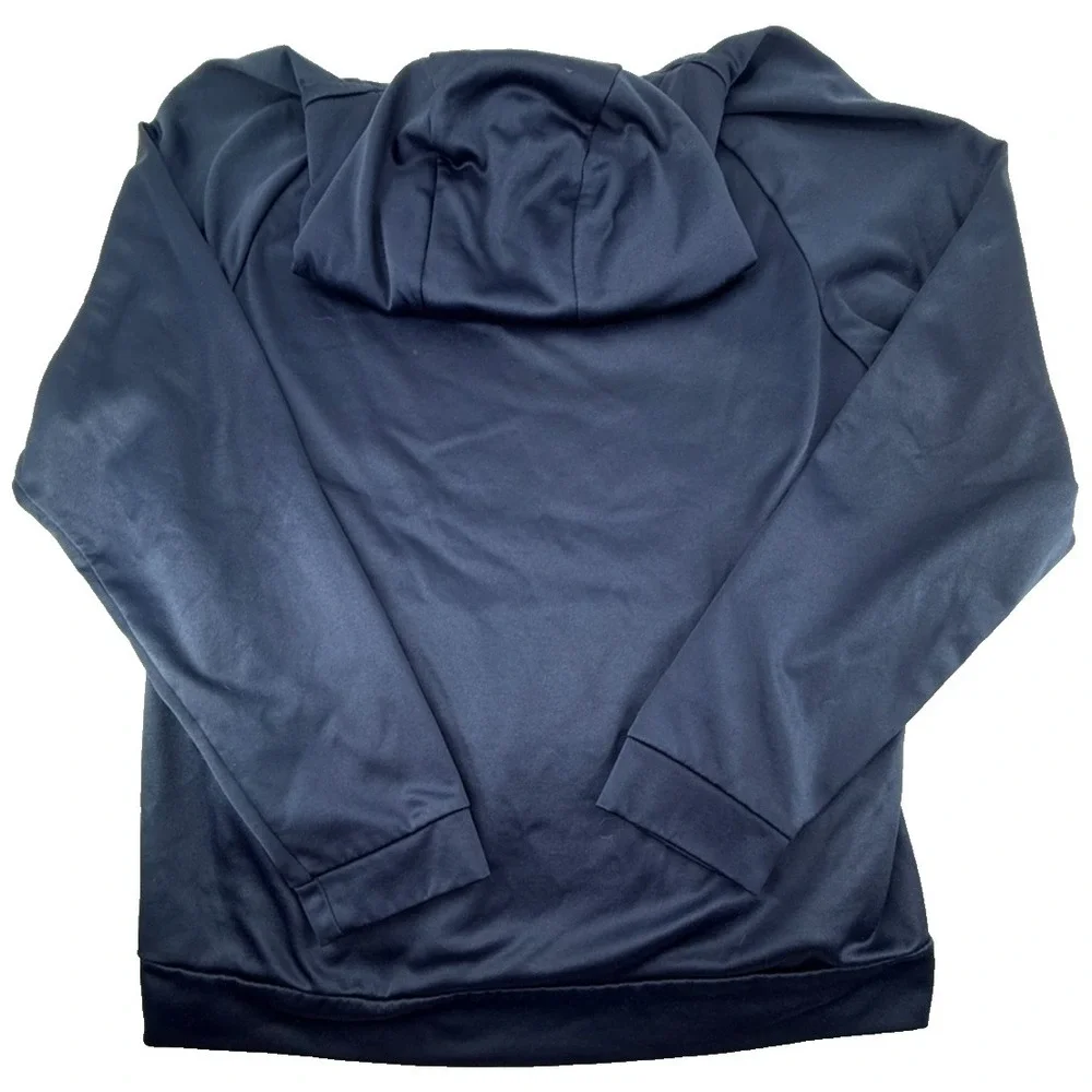 Nike Dri Fit Hoodie‎ Mens Large Navy Blue Athletic Training Pullover Sweatshirt