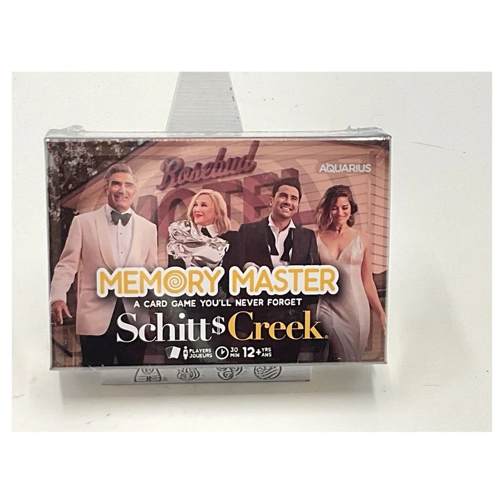 Aquarius Schitt's Creek Memory Master Card Game New‎ Factory Sealed 2021