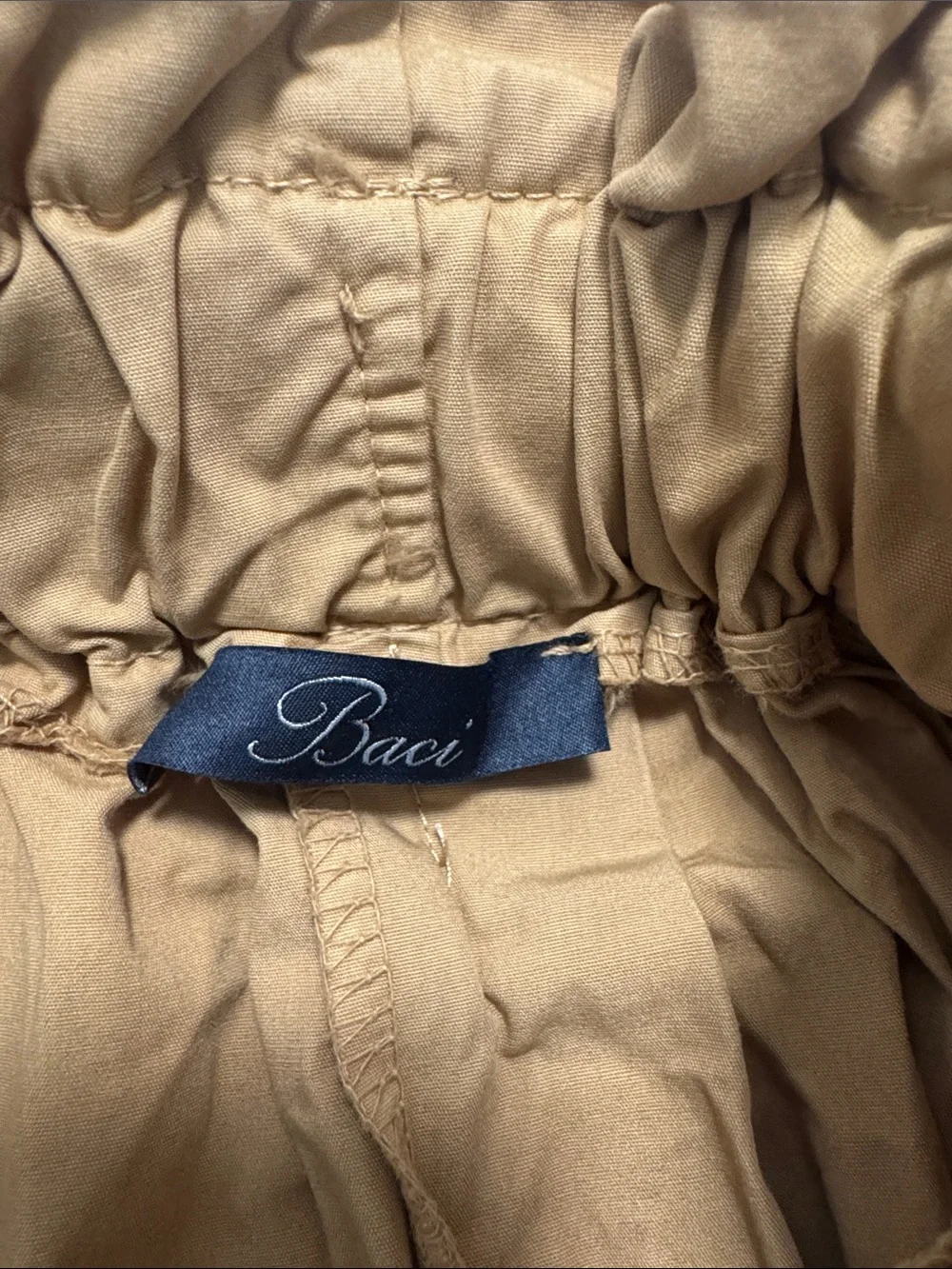Baci Pleated Bow Tie Skirt Size Small