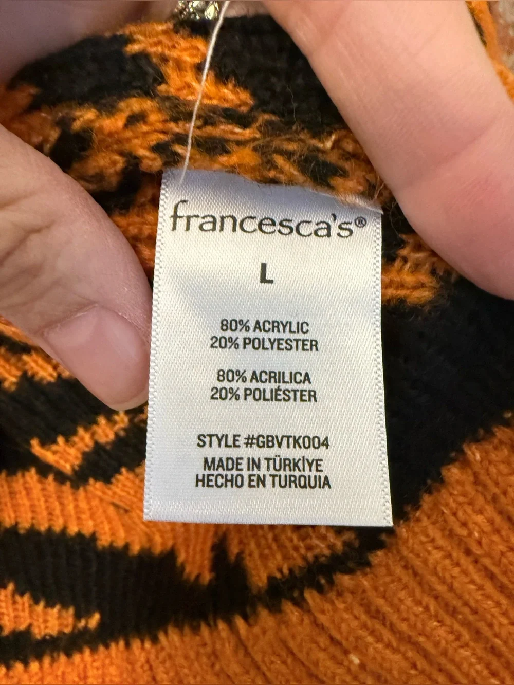 Francescas Collections piece striking base