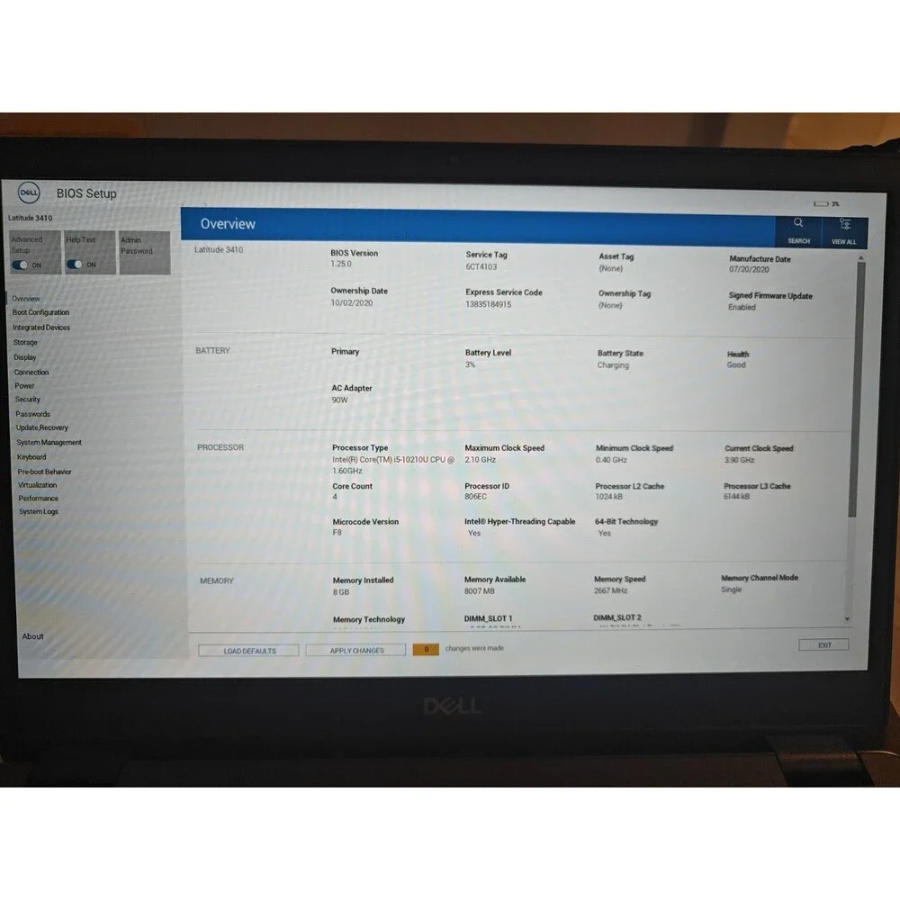 Dell LATITUDE 3410 14