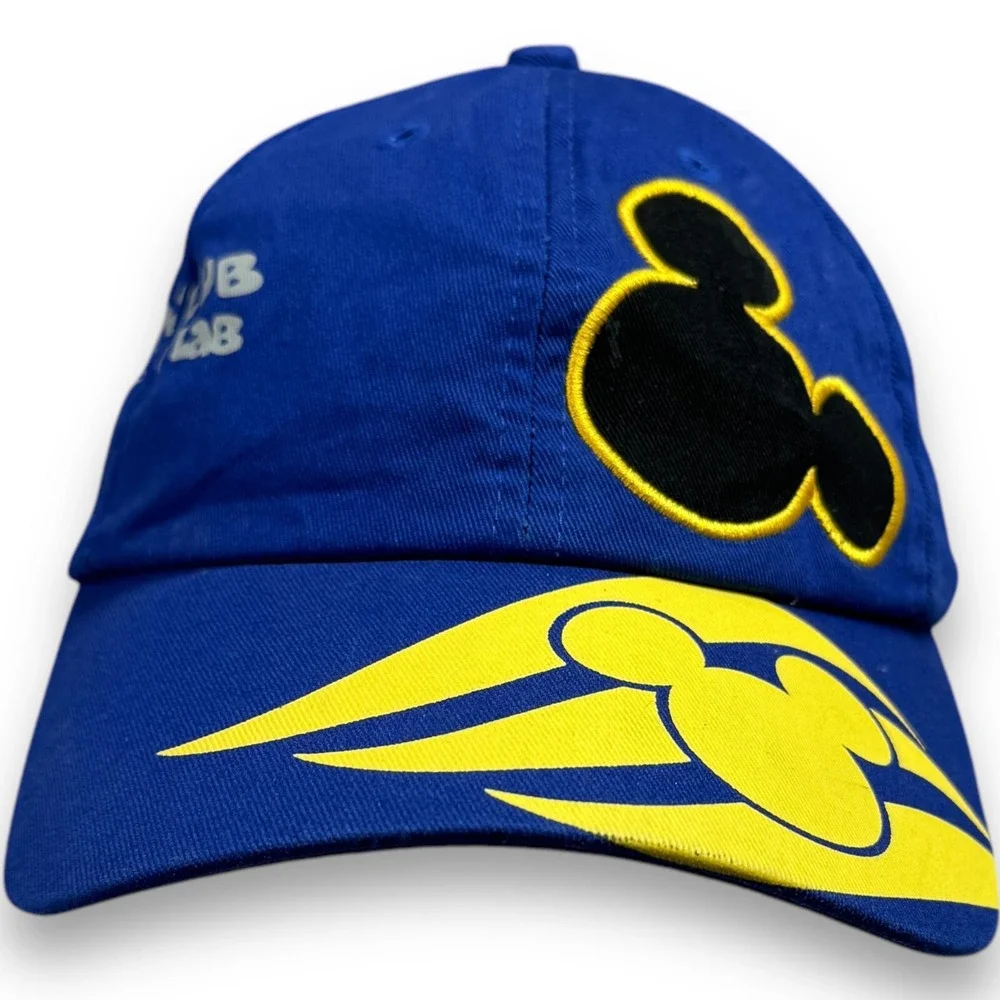 Disney Cruise Line Oceaneer Club Mickey Mouse Youth Strapback Hat Blue