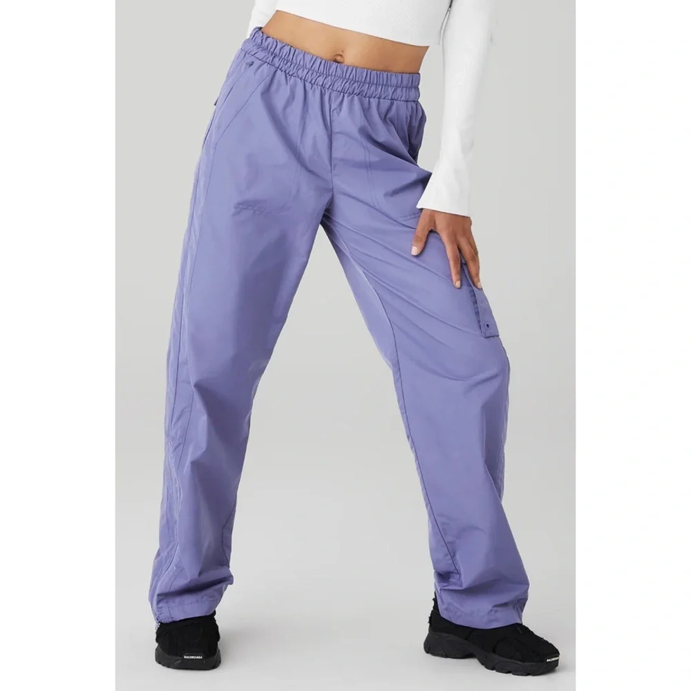 Alo Yoga International Wide Leg City Pant Infinity Blue S