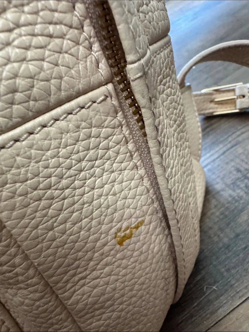 Tory Burch pebbled leather