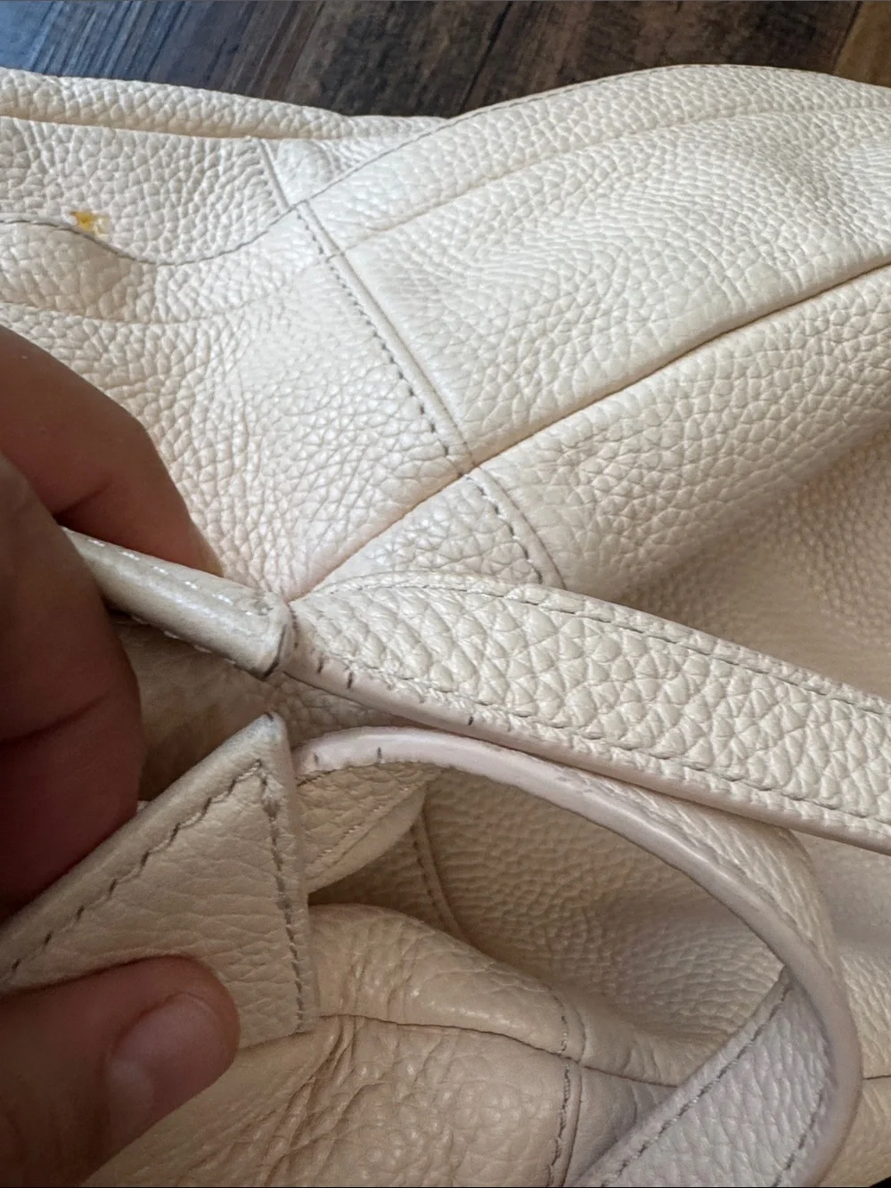 Tory Burch pebbled leather