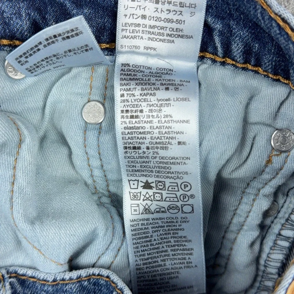 Levi's Jeans Mens 32x32 Blue 511 Slim Fit Stretch Denim Casual Everyday Y2K