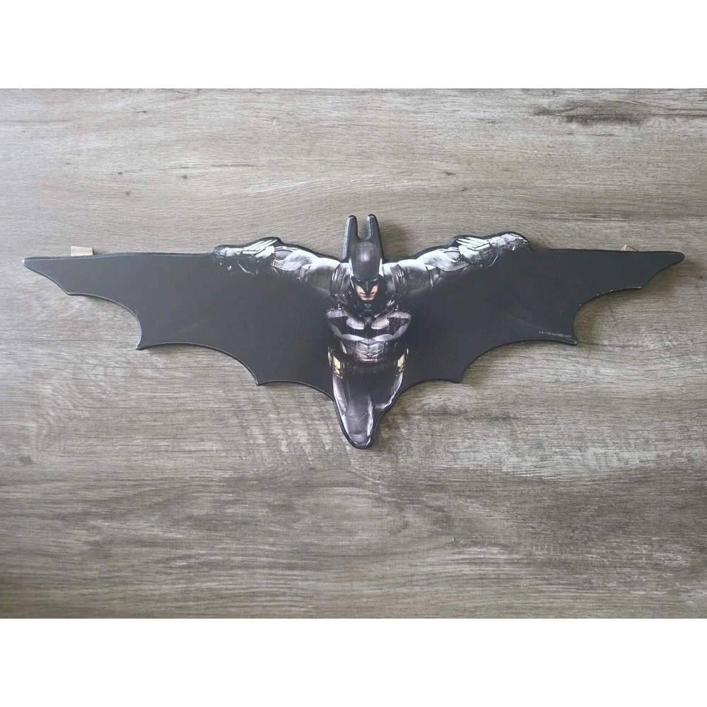 Batman Arkham Knight Wooden Batwing Wall Plaque DC Comics 25 Inch Decor