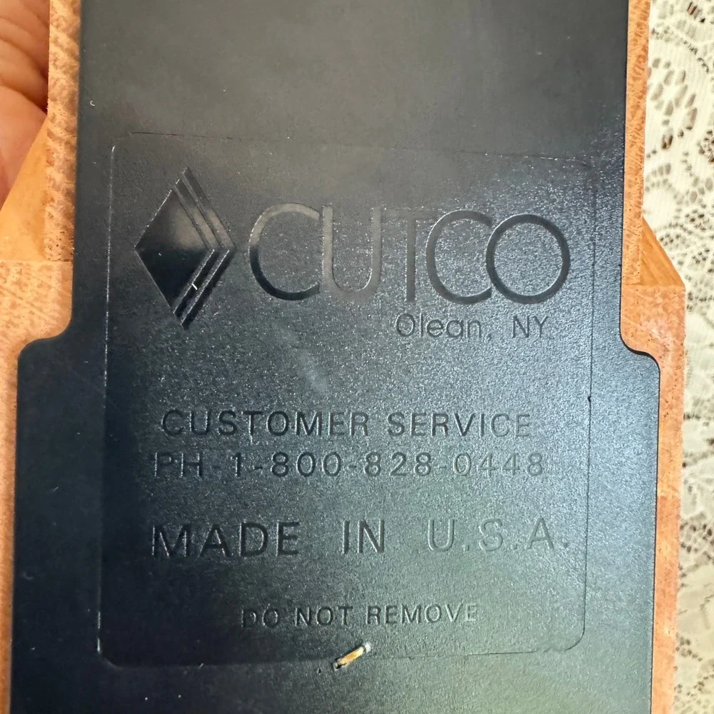 Cutco wooden knife