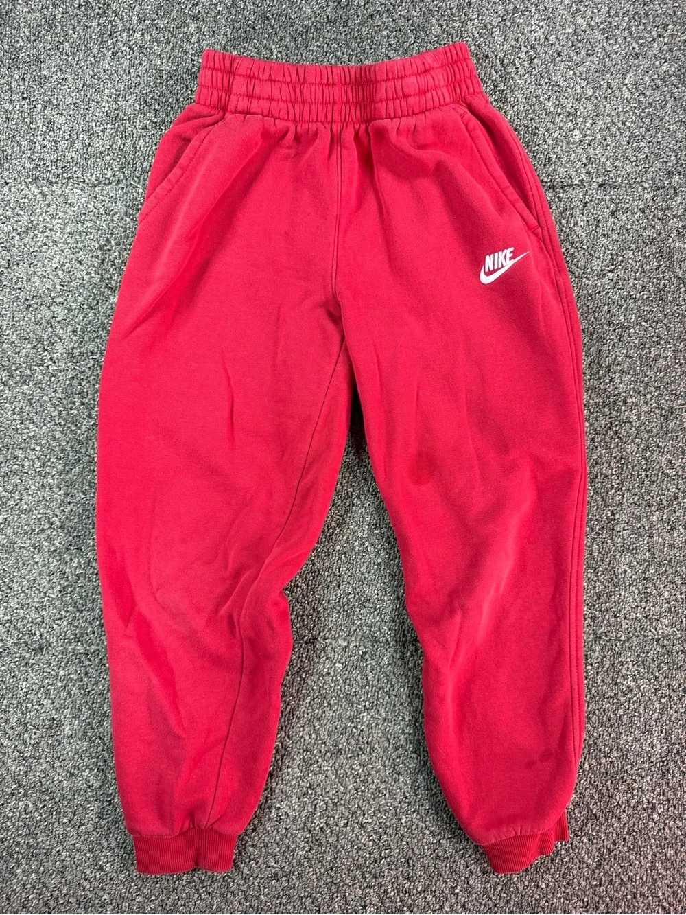 Nike Kids Bright Red Jogger Sweatpants