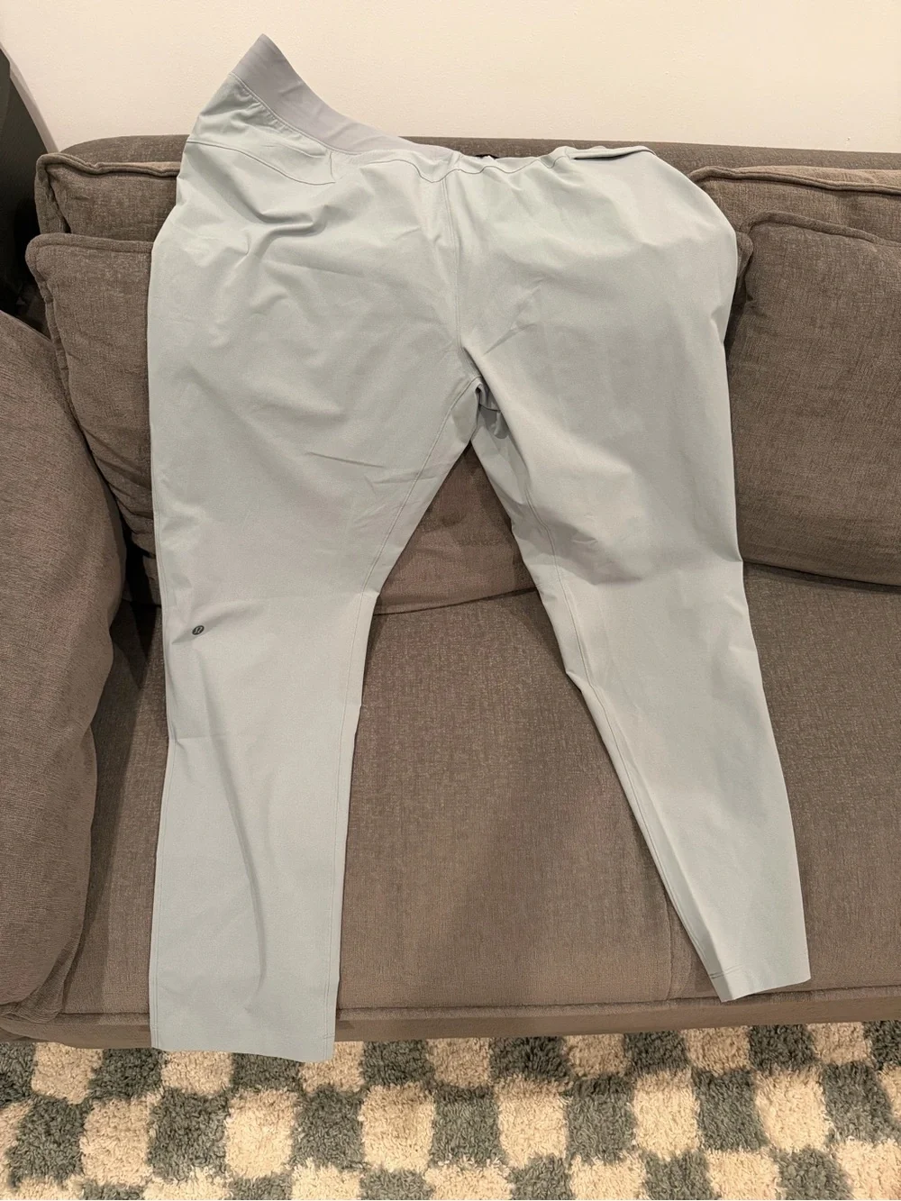 LULULEMON - Men’s Sz XL Zeroed In Slim Fit Light Gray Pants NWT