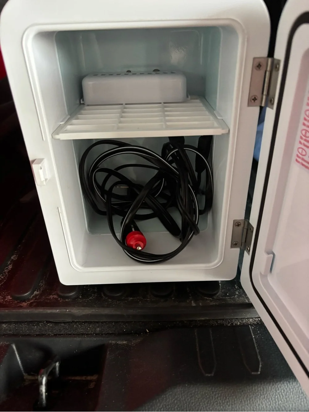 Chefman Mini Fridge in Light Blue - Compact Portable Cooler