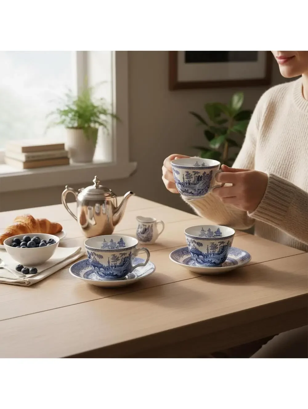 Spode vintage blue