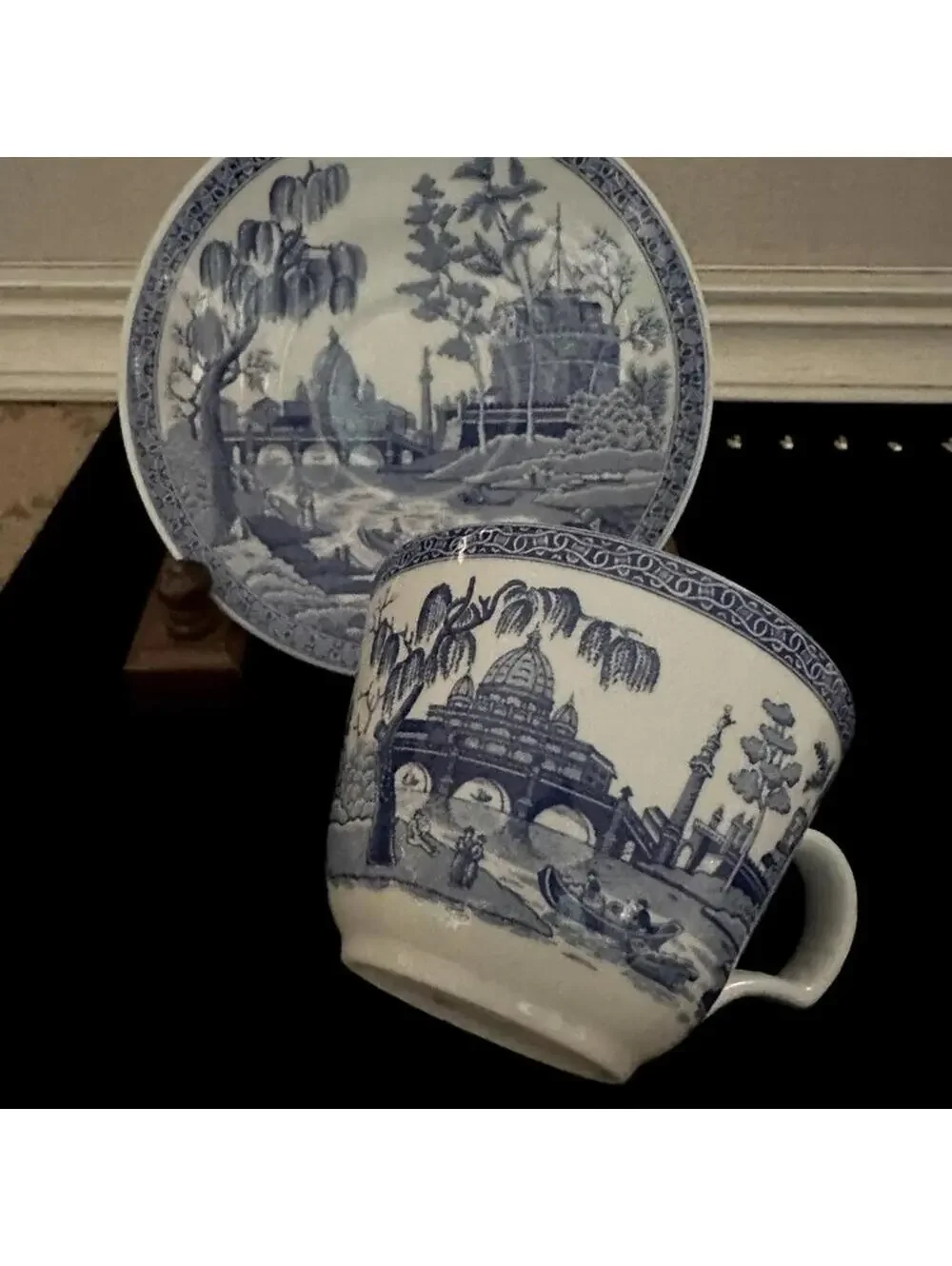 Spode vintage blue