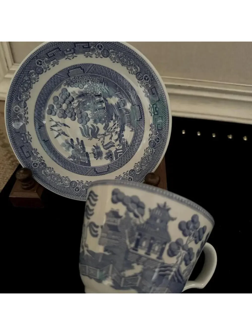 Spode vintage blue
