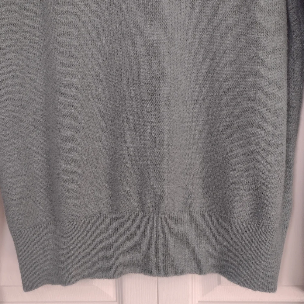 H&M Essentials No. 10 Wool Blend Crewneck Raglan Sweater Sage Green Men's Small
