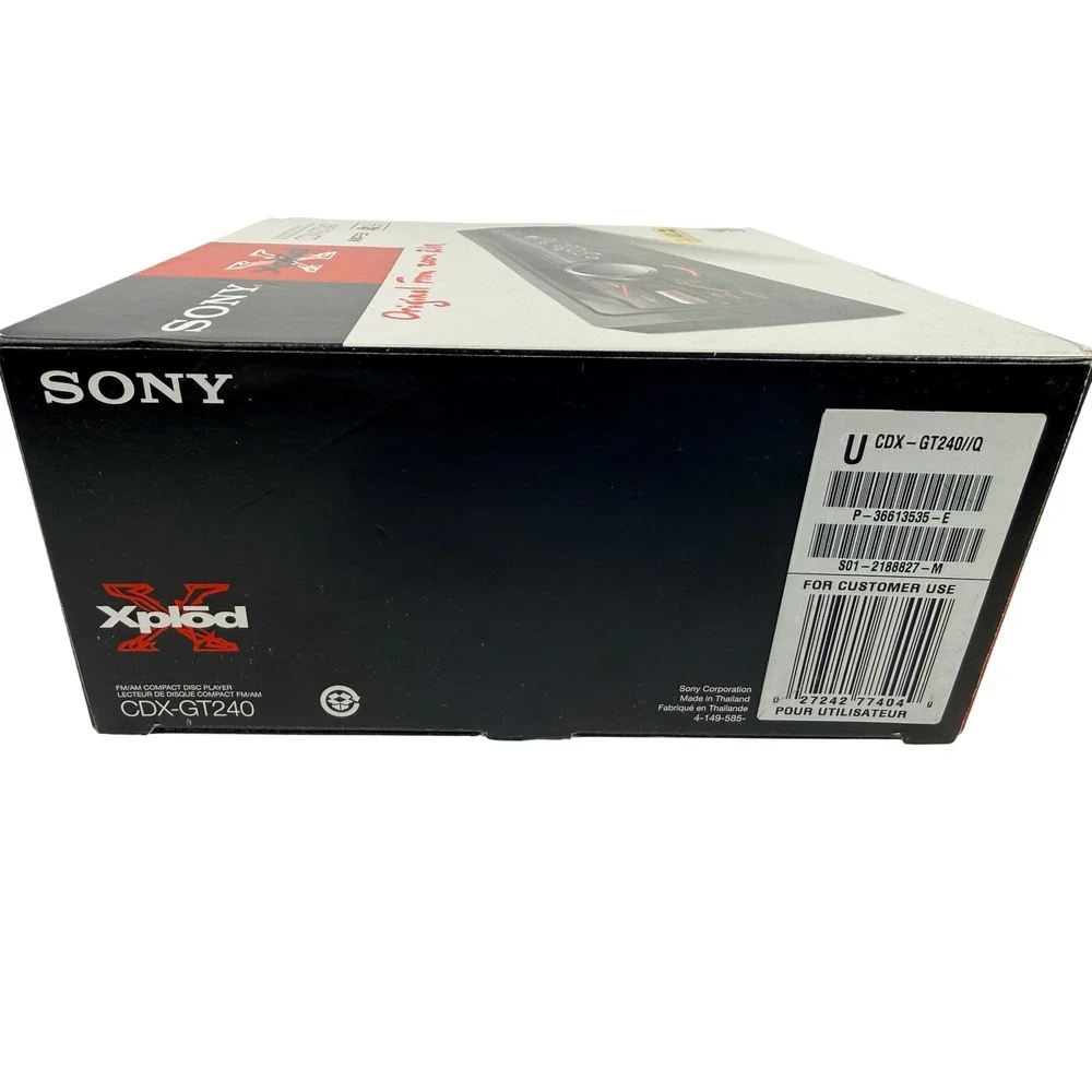 Sony complete xplod
