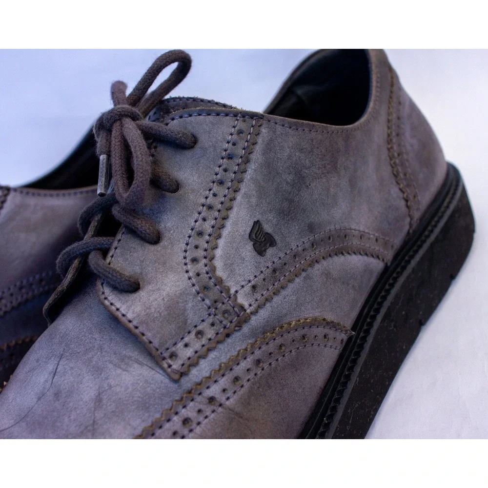465$‎ HOGAN Chunky Sole Distressed Brogues Sz 10