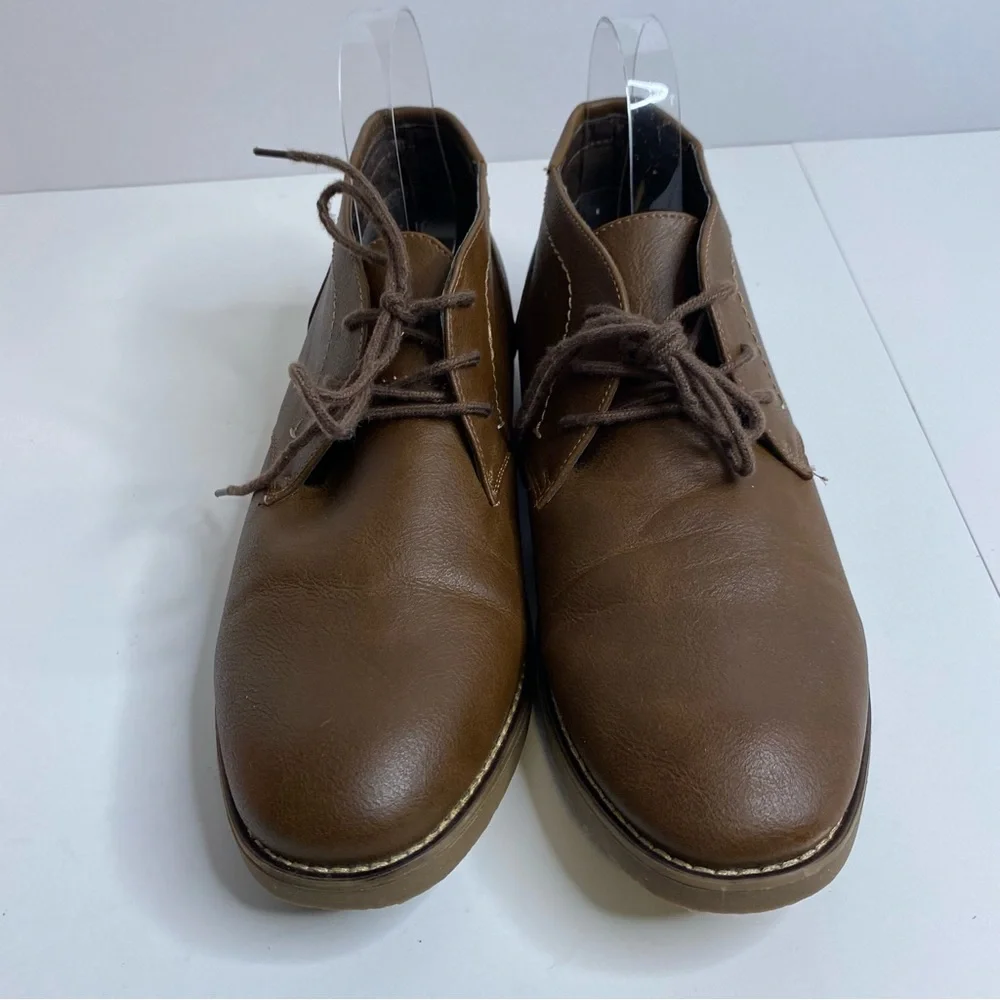 Men's Dexter Comfort Memory Foam Brown Lace up Ankle Boots Size‎ 13