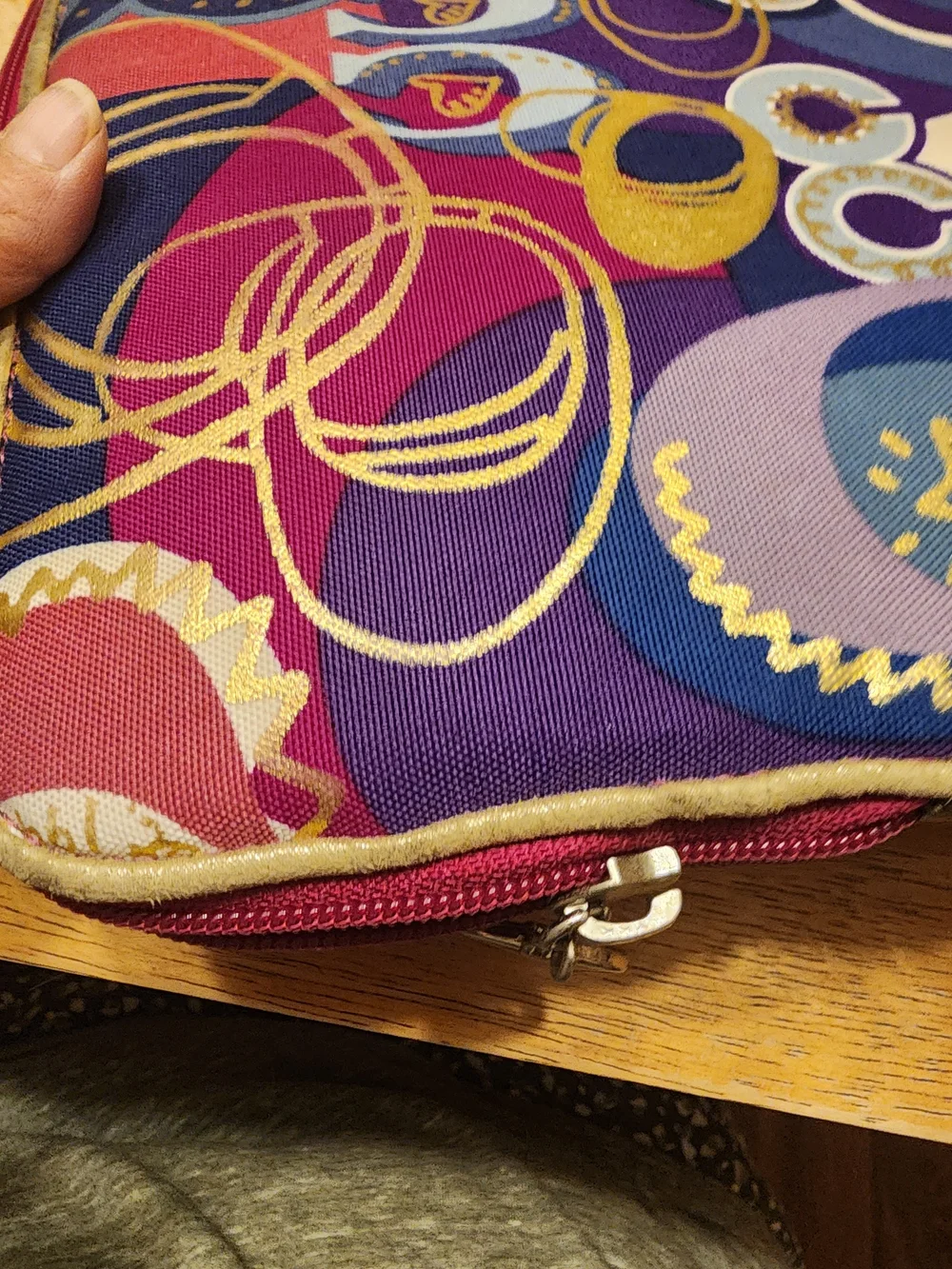 Coach Poppy Pop C Glam tablet or laptop sleeve
