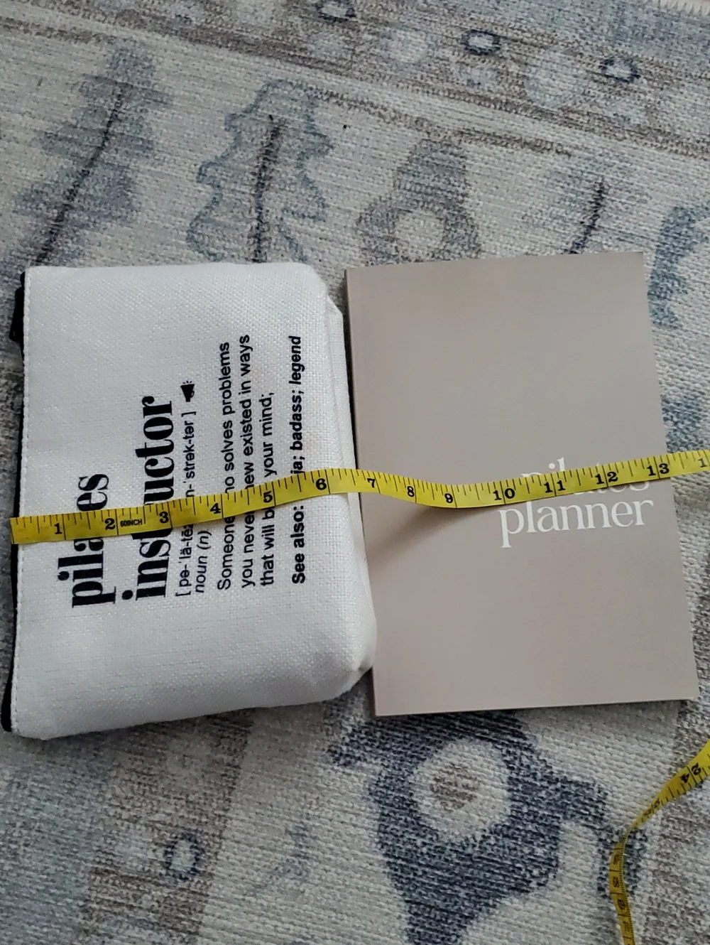 Pilates Instructor Gift Set Class Planner And Zip Pouch