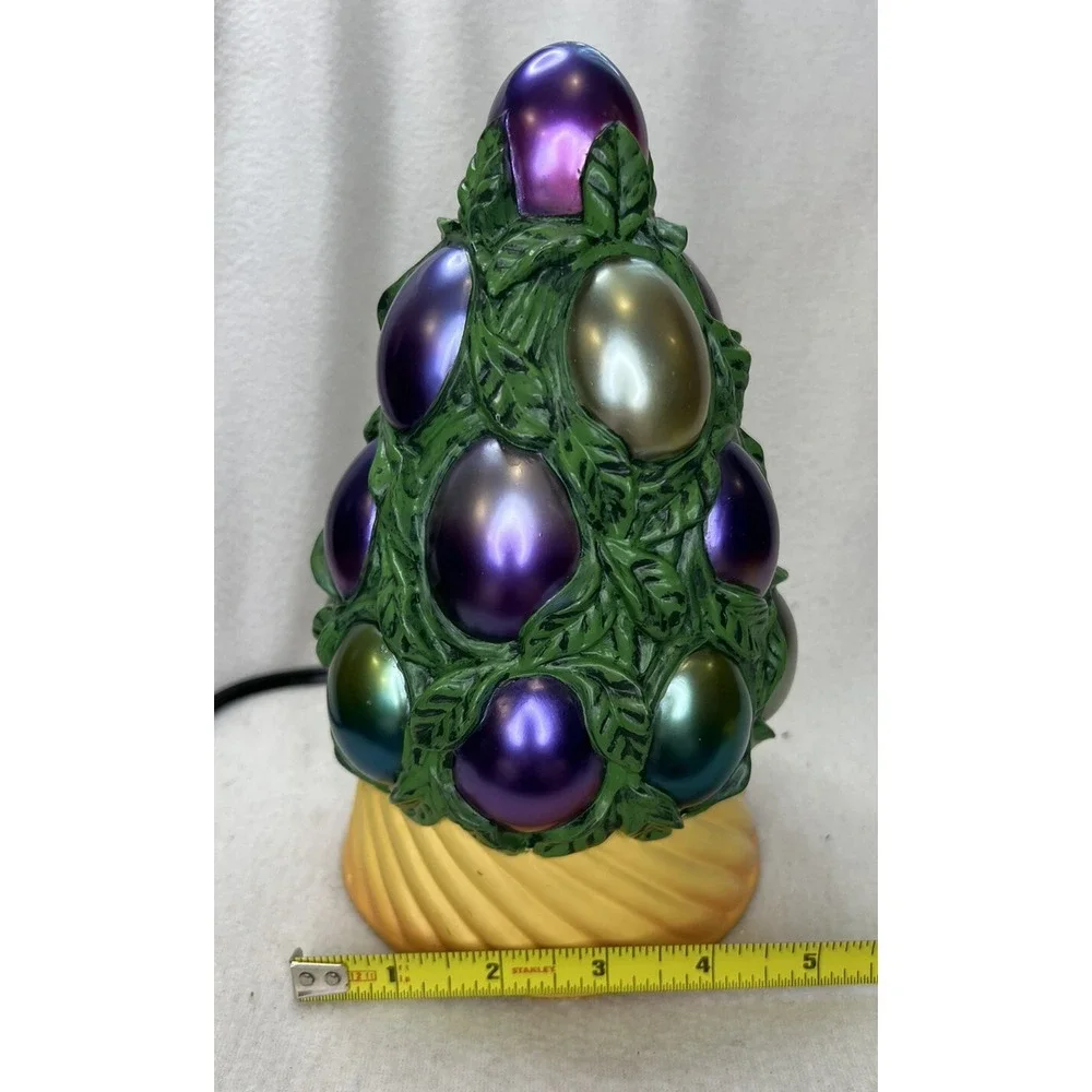 Cheyenne Spring Easter Egg Tree Lamp Electric Iridescent  Night Lights Up No Box