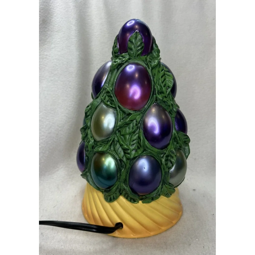 Cheyenne Spring Easter Egg Tree Lamp Electric Iridescent  Night Lights Up No Box