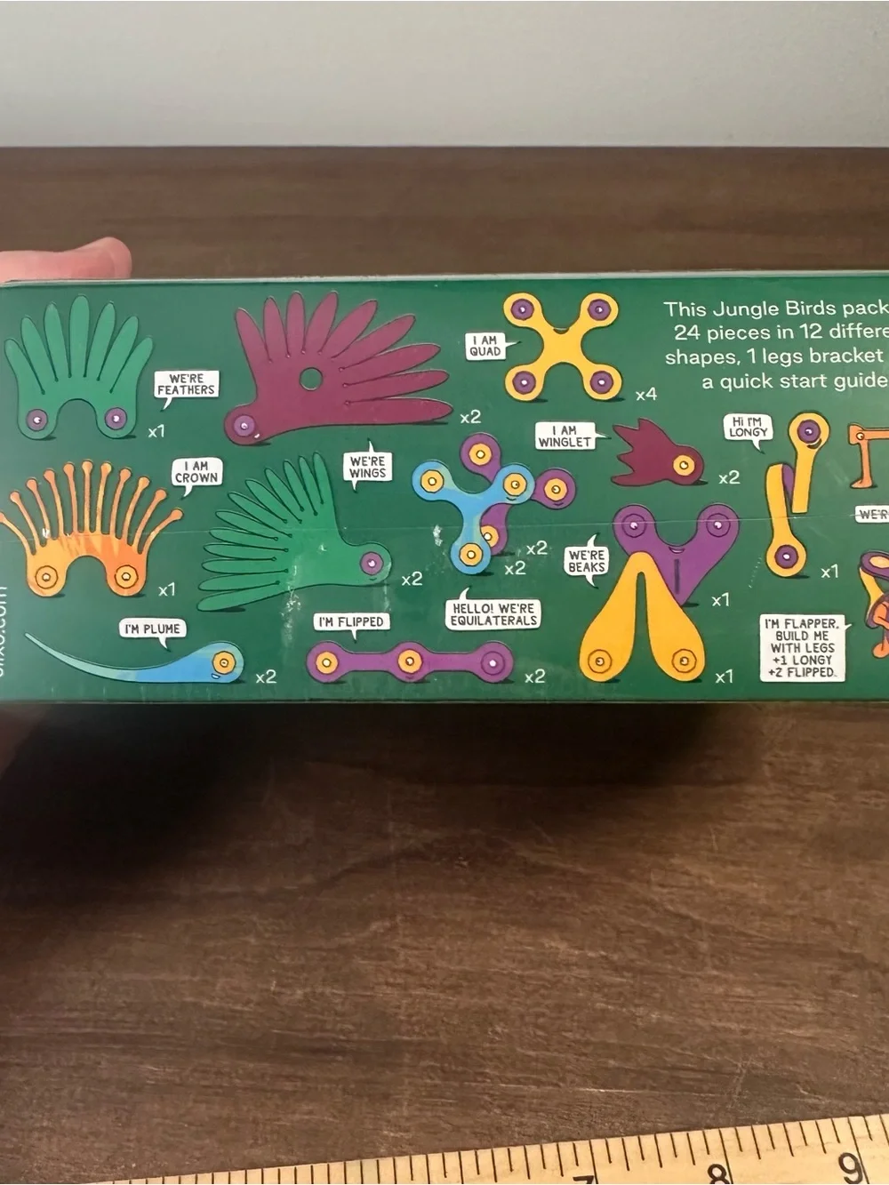 Clixo Jungle Birds Magnetic Building Set Tropical Birds Construction STEM Toy