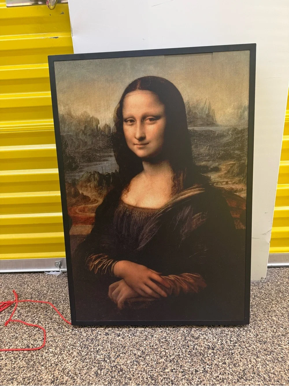 IKEA X Virgil Abloh Mona Lisa Illuminated Art