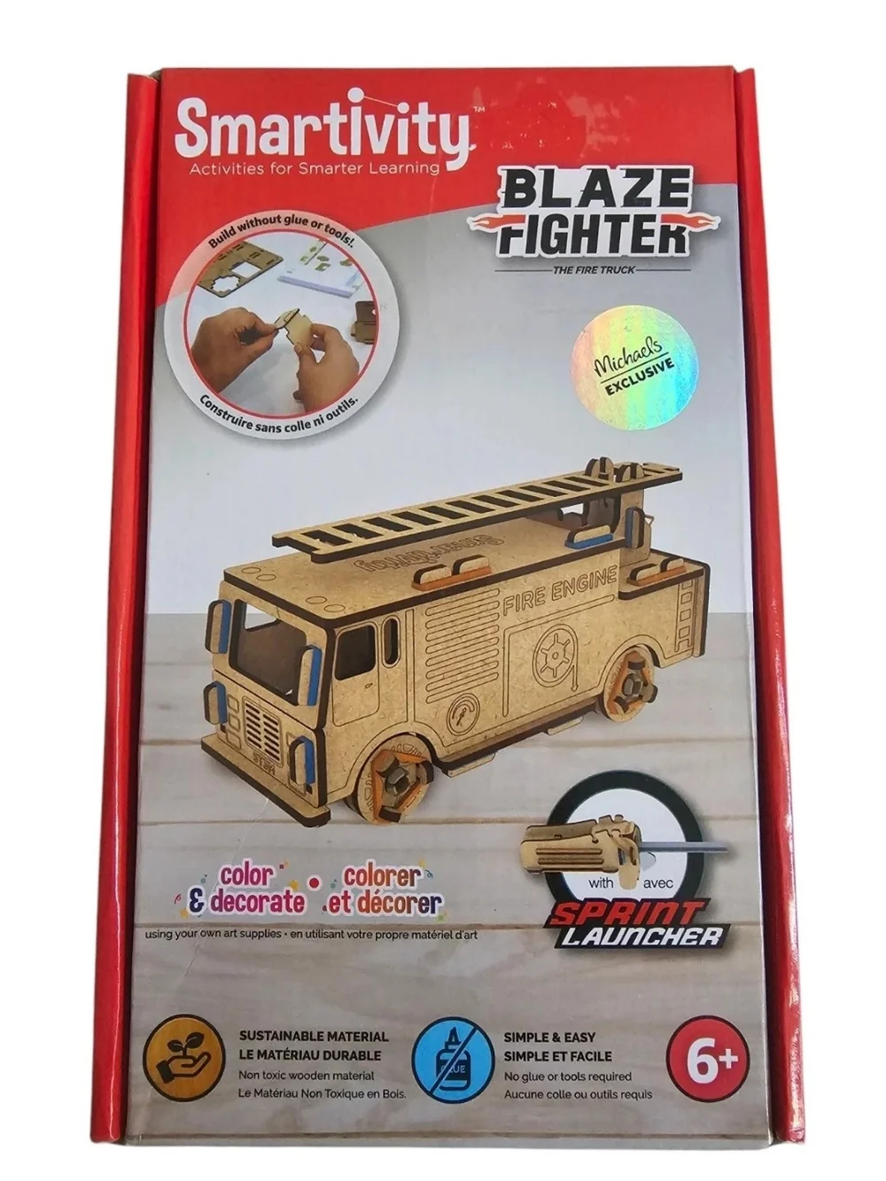 Smartivity Blaze Fighter Building Set Children's Activity Kit Fire Truck Engine