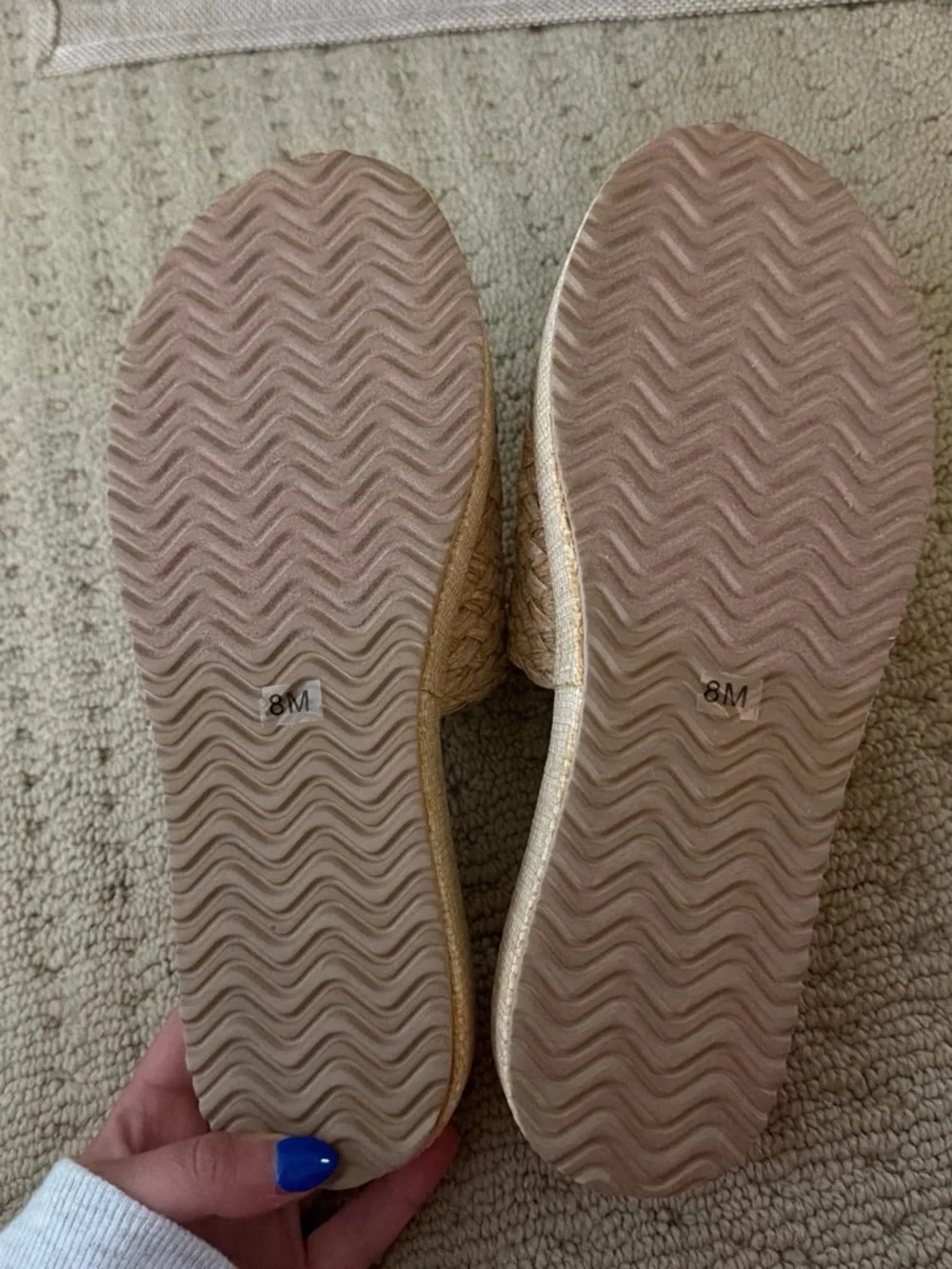 by Matisse Women's Woven Platform Slide Sandals - Tan