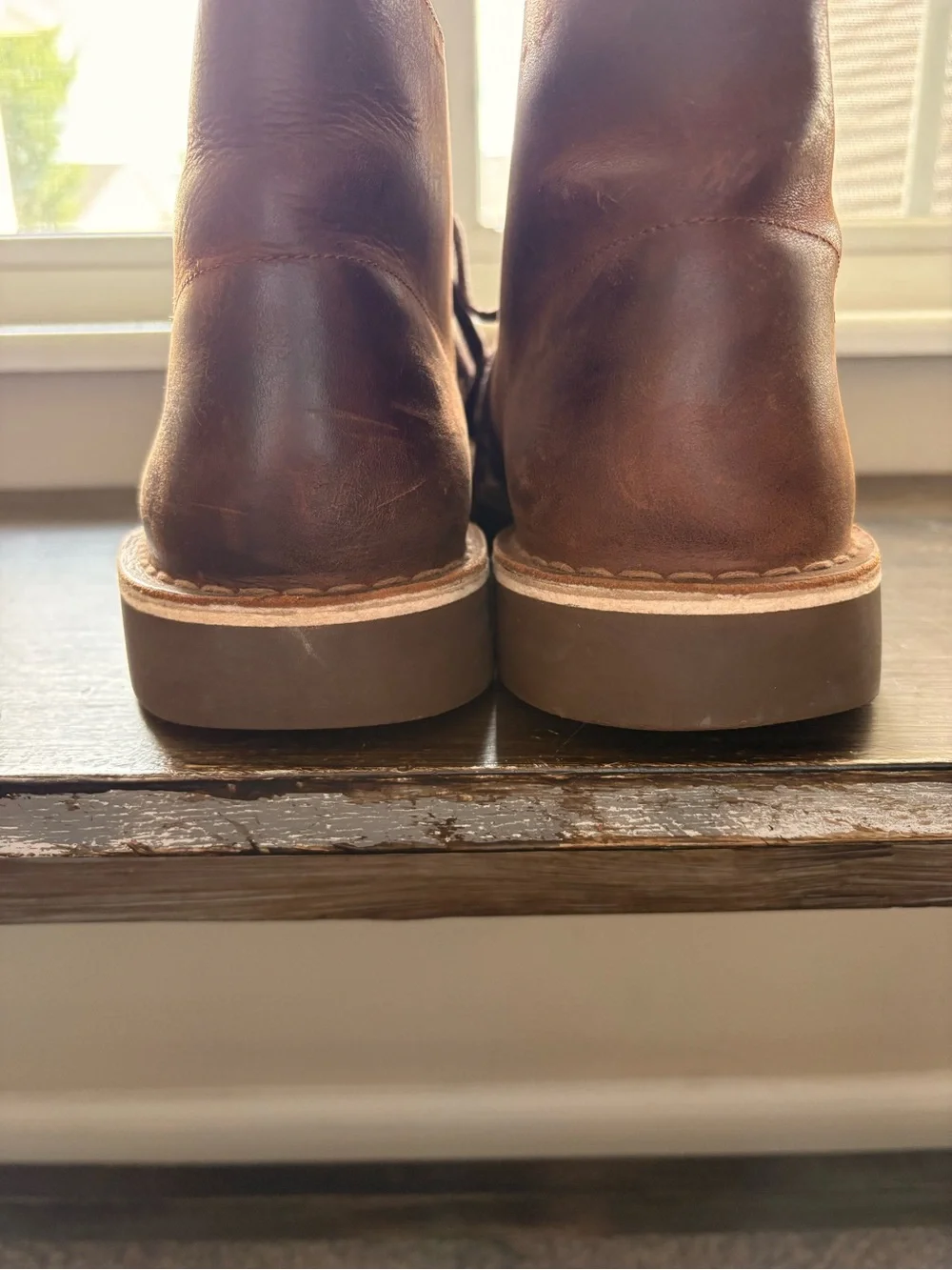 Clarks handcrafted leather