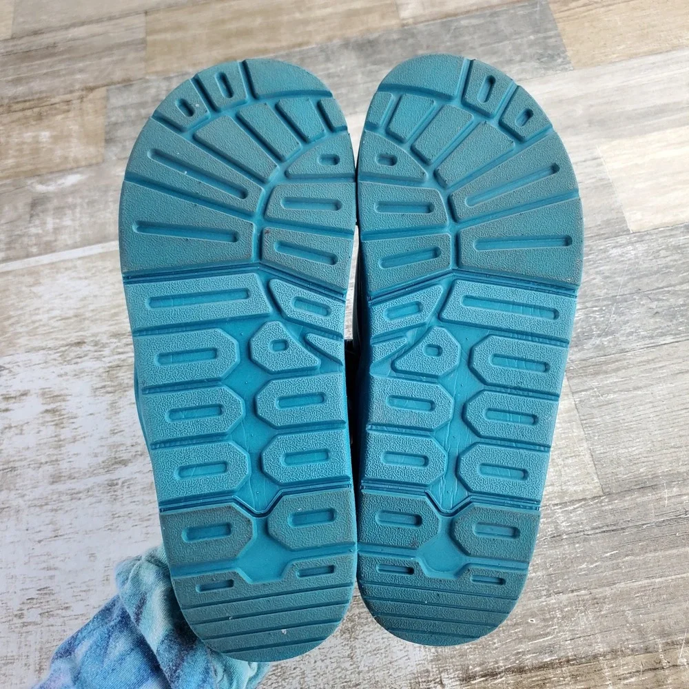 Seichi YOROI V2 Mens Slides Sandals Sz 10 Forrest Green Hook-and-Loop Straps