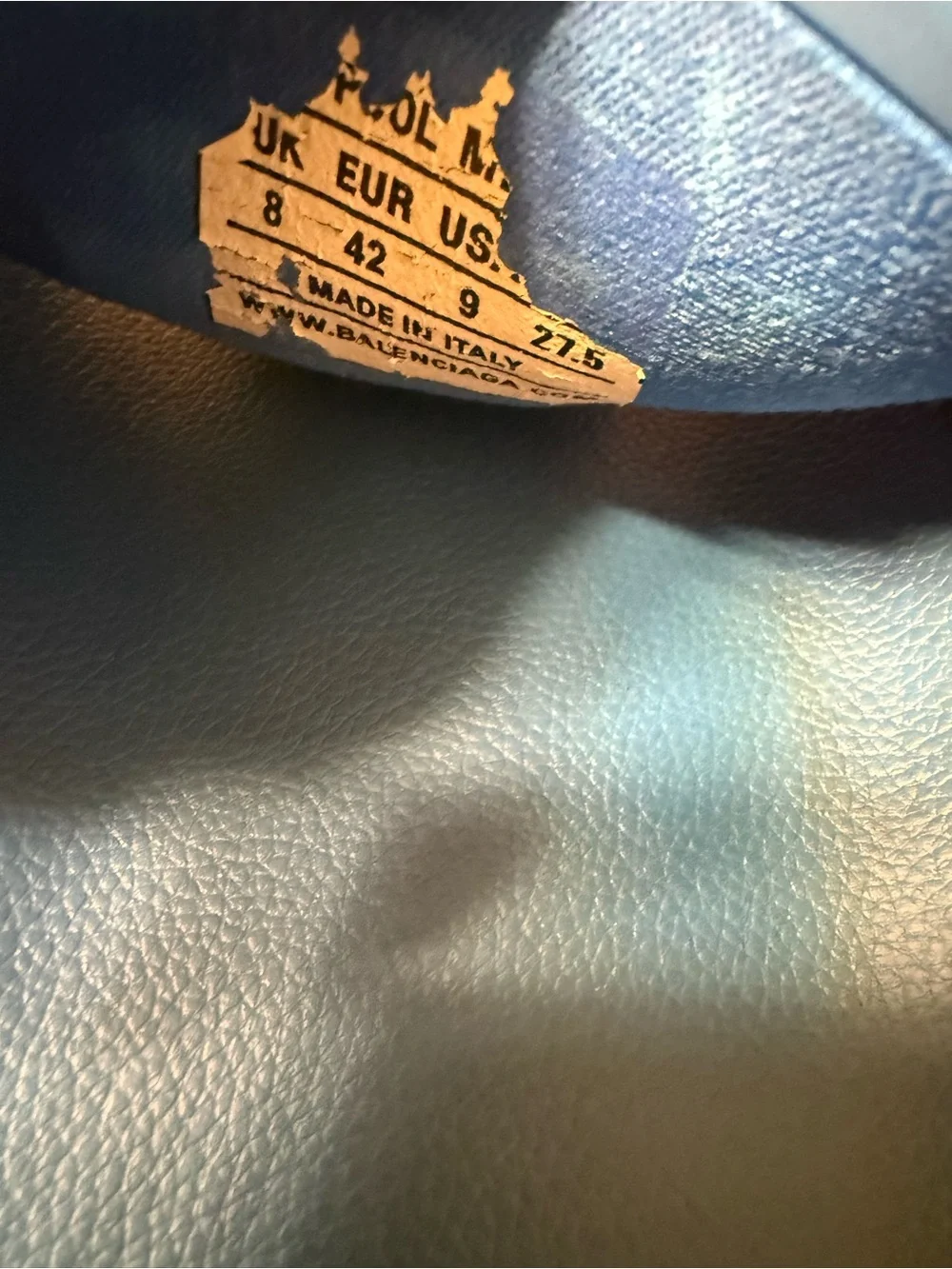 Balenciaga bright royal