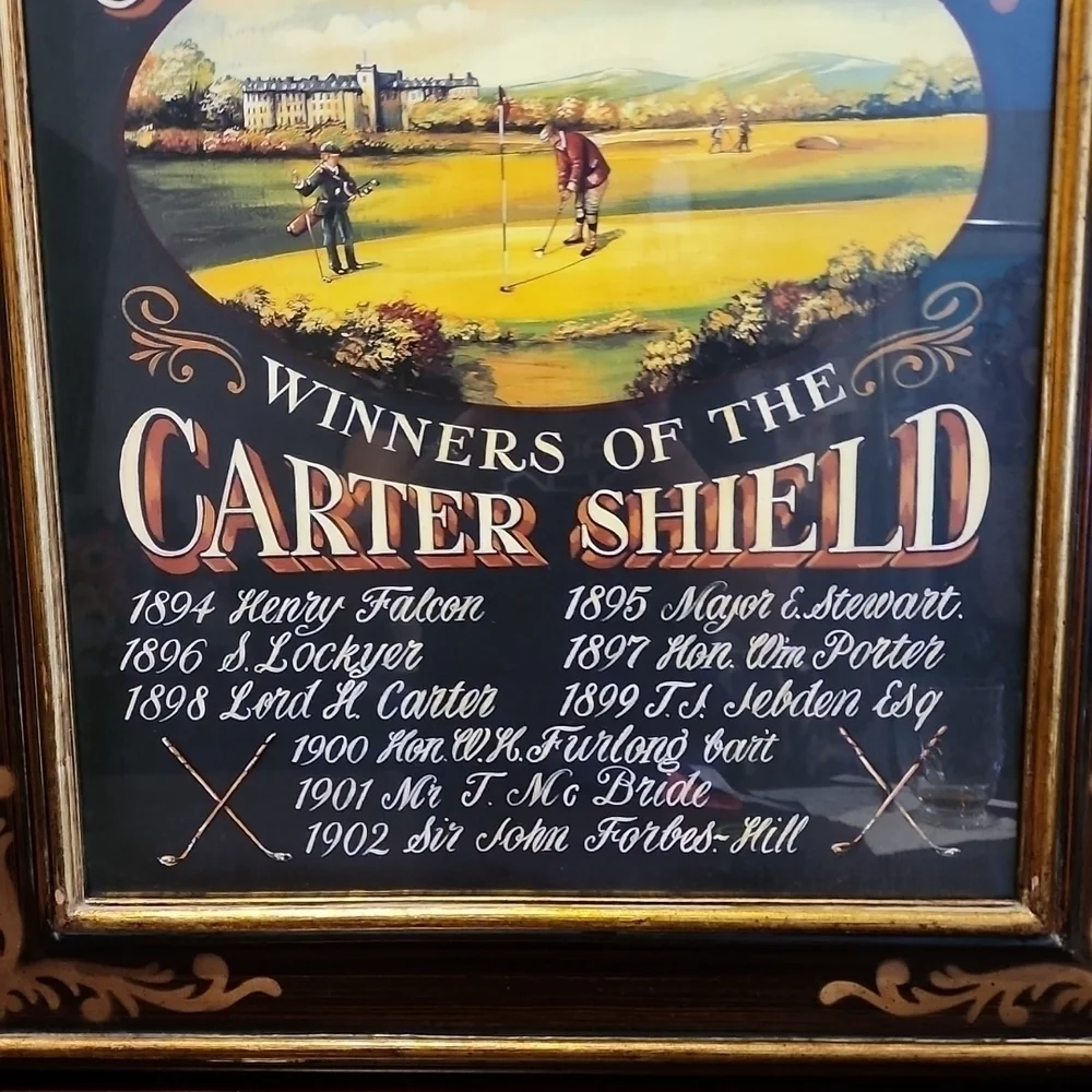 VINTAGE GOLF ART