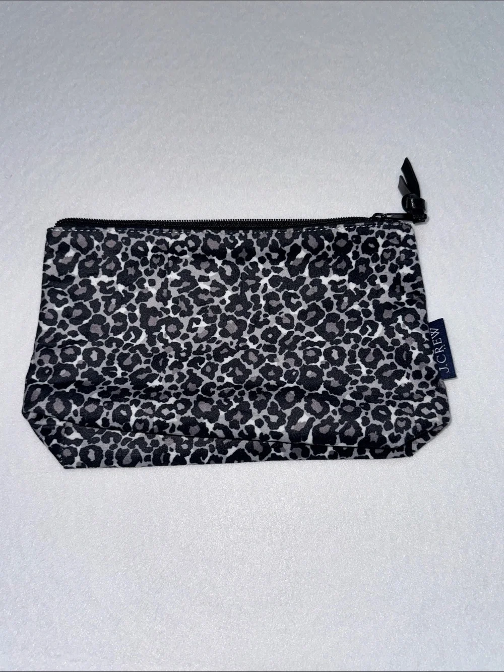 J.Crew Leopard Print Cosmetic Makeup Bag‎ Travel Pouch