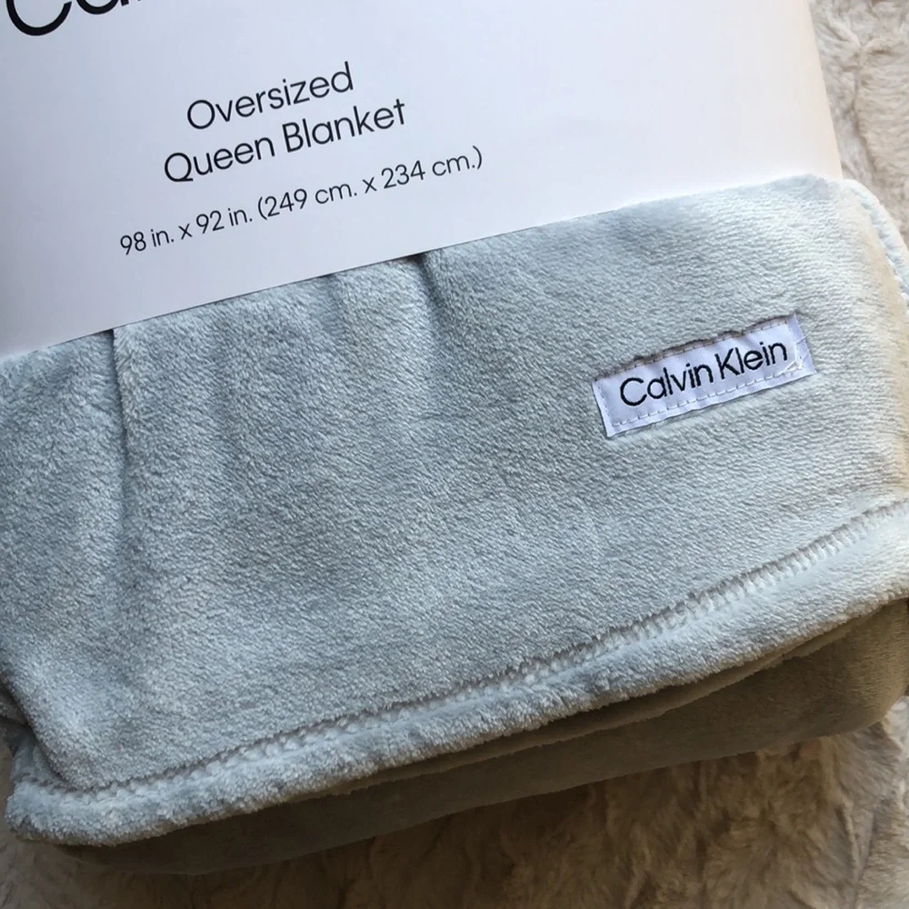 CALVIN Klein Oversized QUEEN Blanket