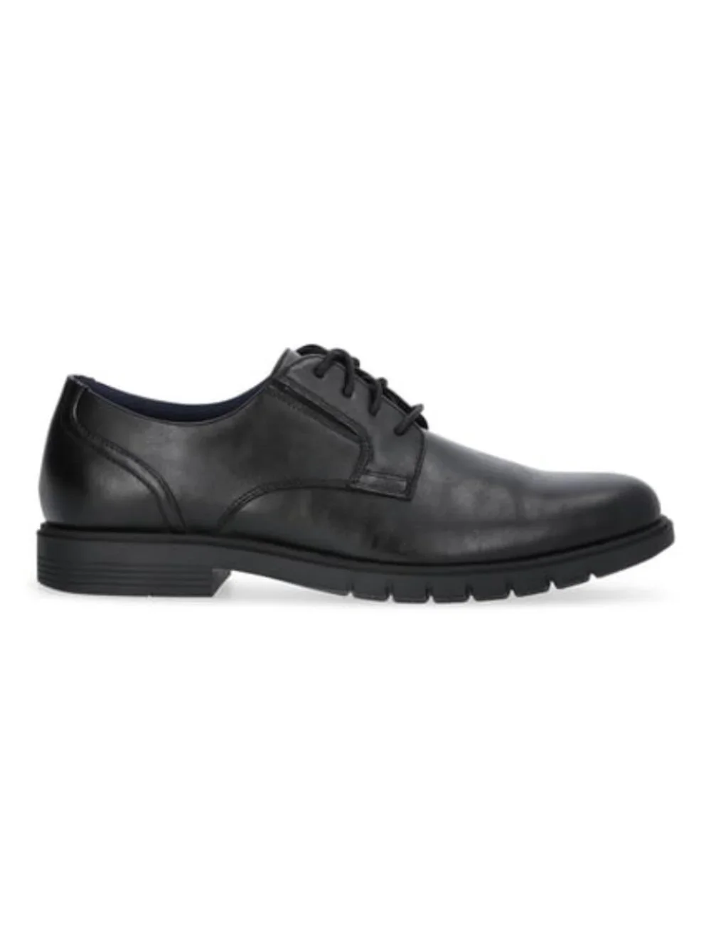 George Men's Flexx Comfort Oxford Dress Shoes (New, Black, Size 10.5, 10 1/2)