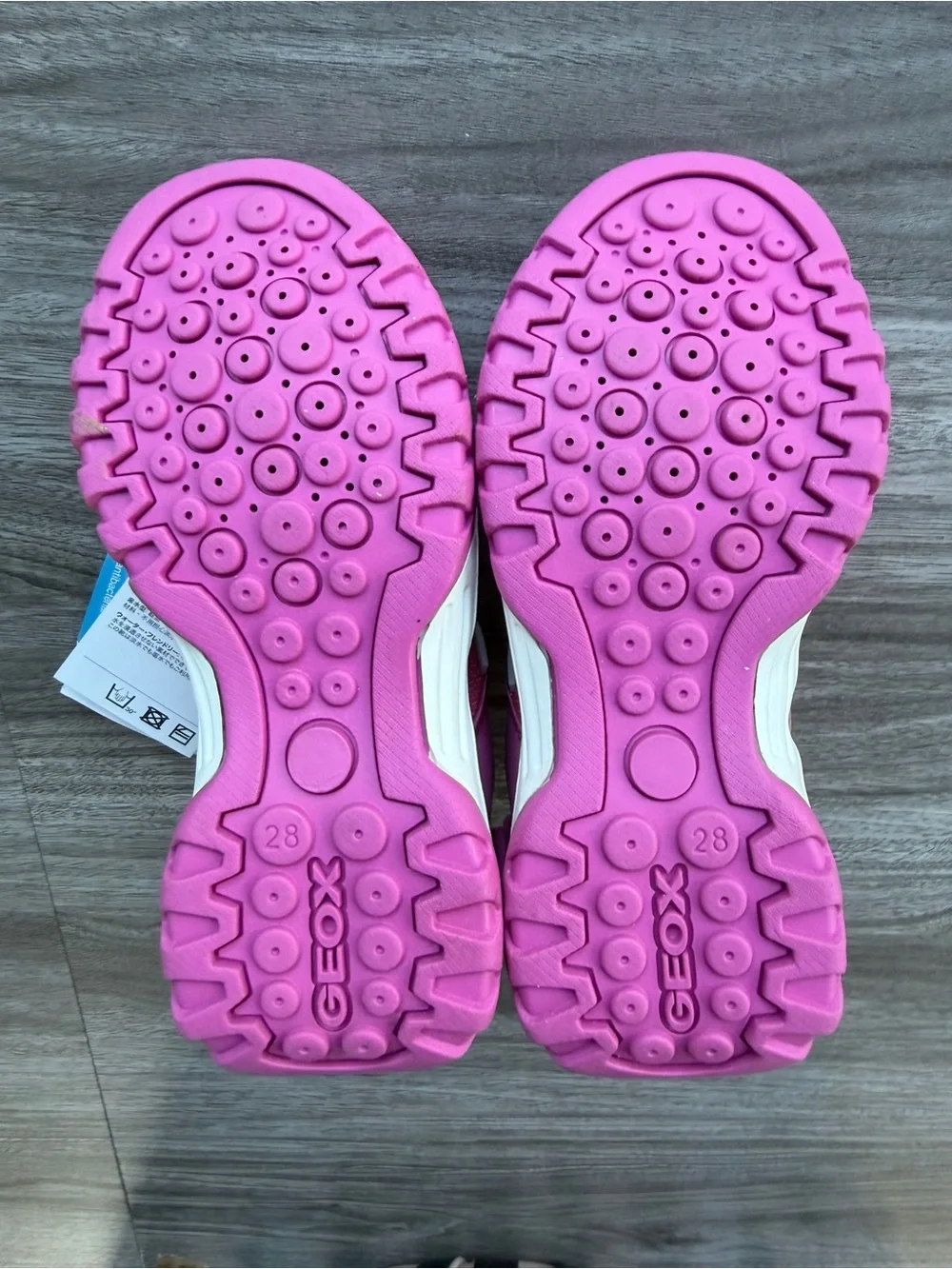 Geox Respira Girls Water Friendly Pink Hiking Sandals Water Shoes Sz 28 / 10.5US