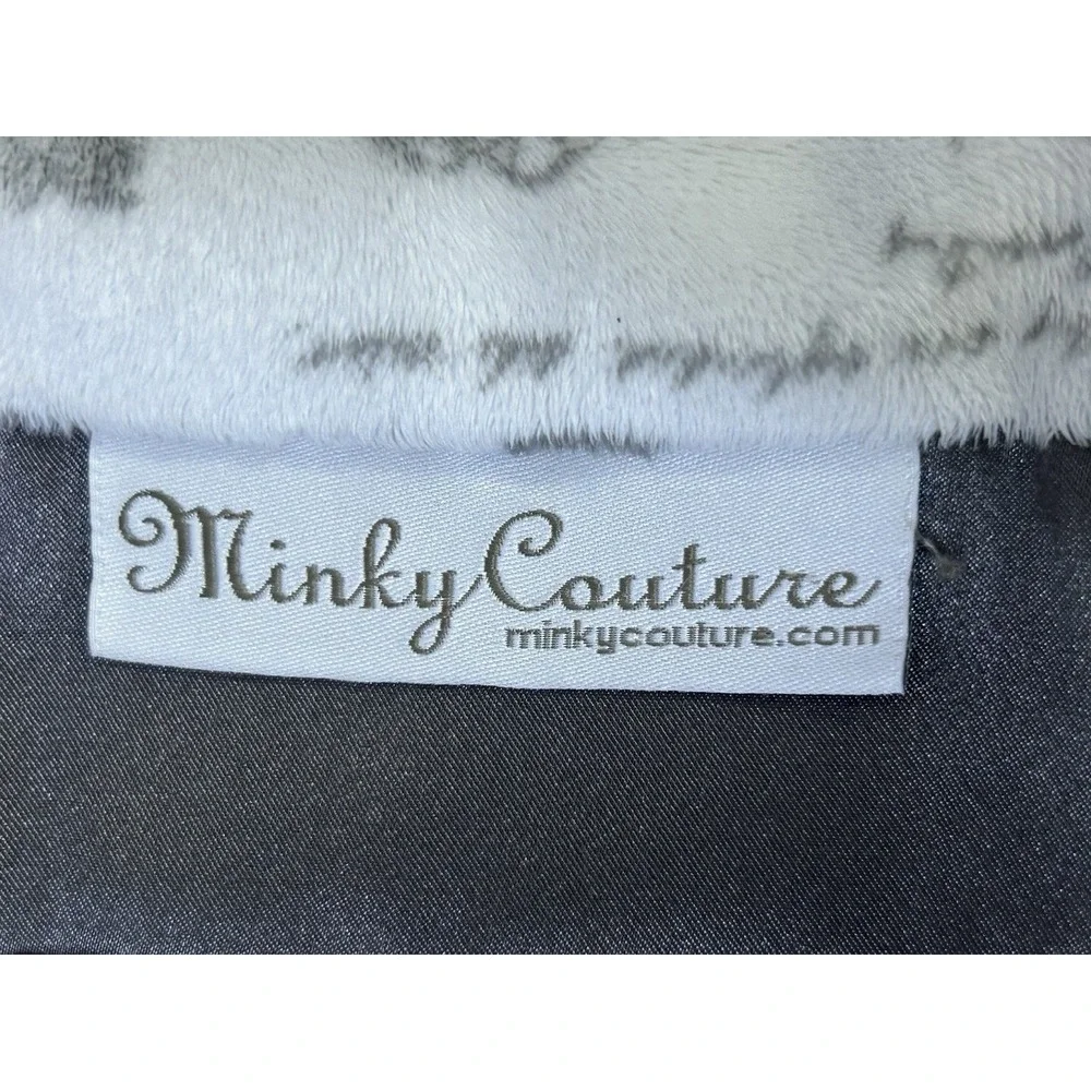 Minky Couture mini security lovey blanket vintage cars Soft Fleece & Satin Trim