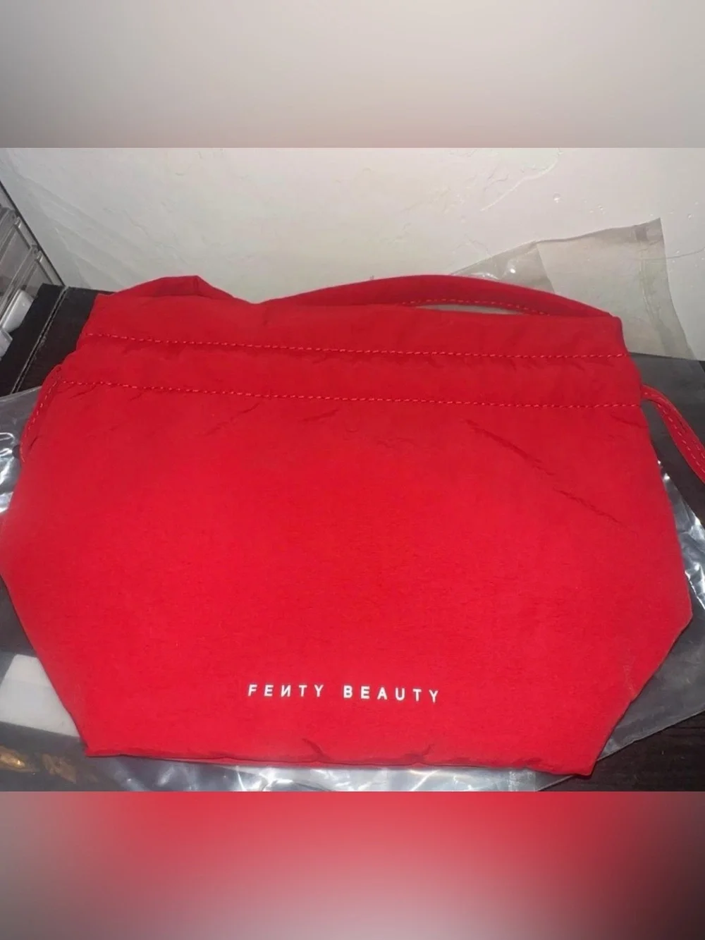 Fenty Beauty compact drawstring