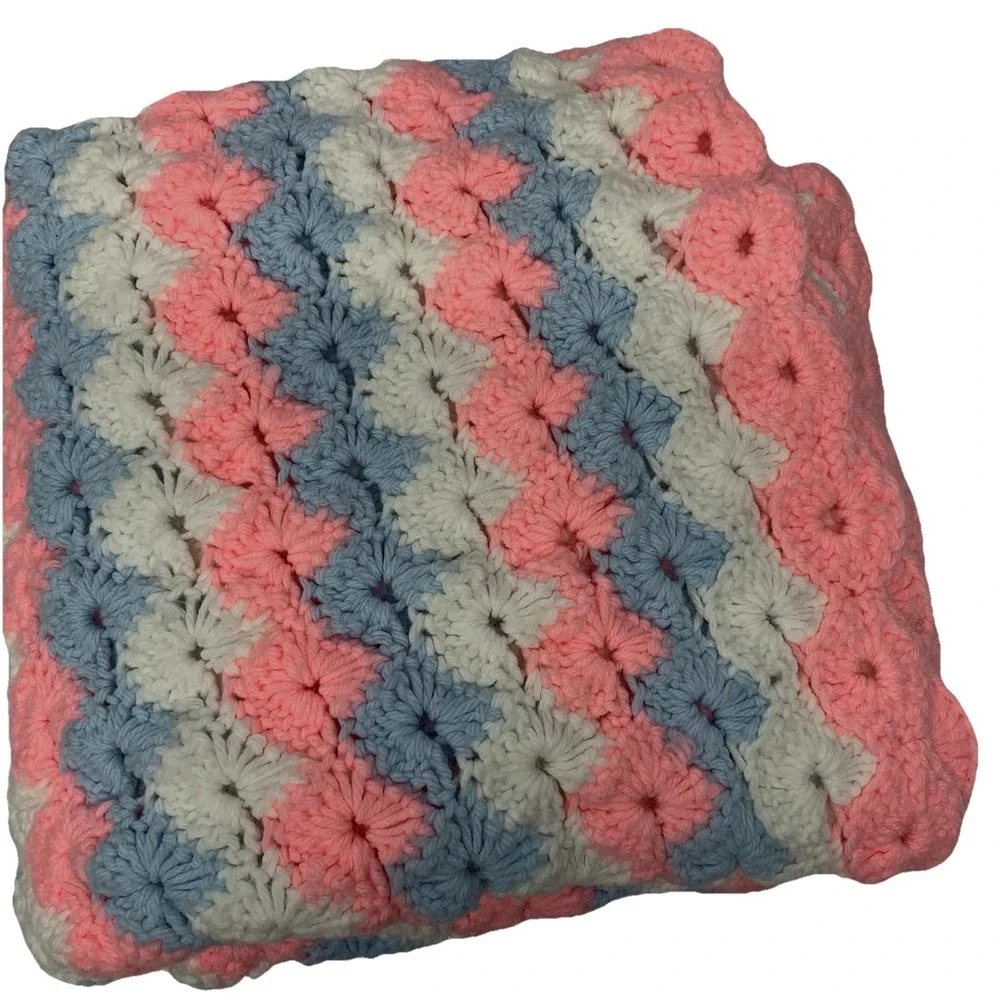 Handmade crochet blanket
