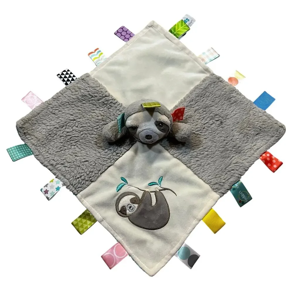 Mary Meyer Taggies Soothing Sensory Security Blanket, Molasses‎ Sloth