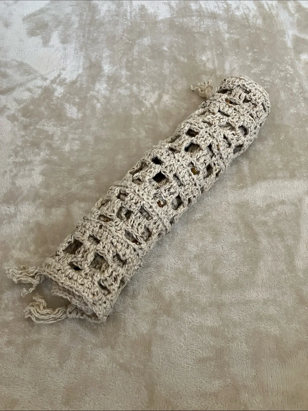 Small Sensory Lap Blanket Handmade Fidget Comfort Crochet for Dementia ADHD