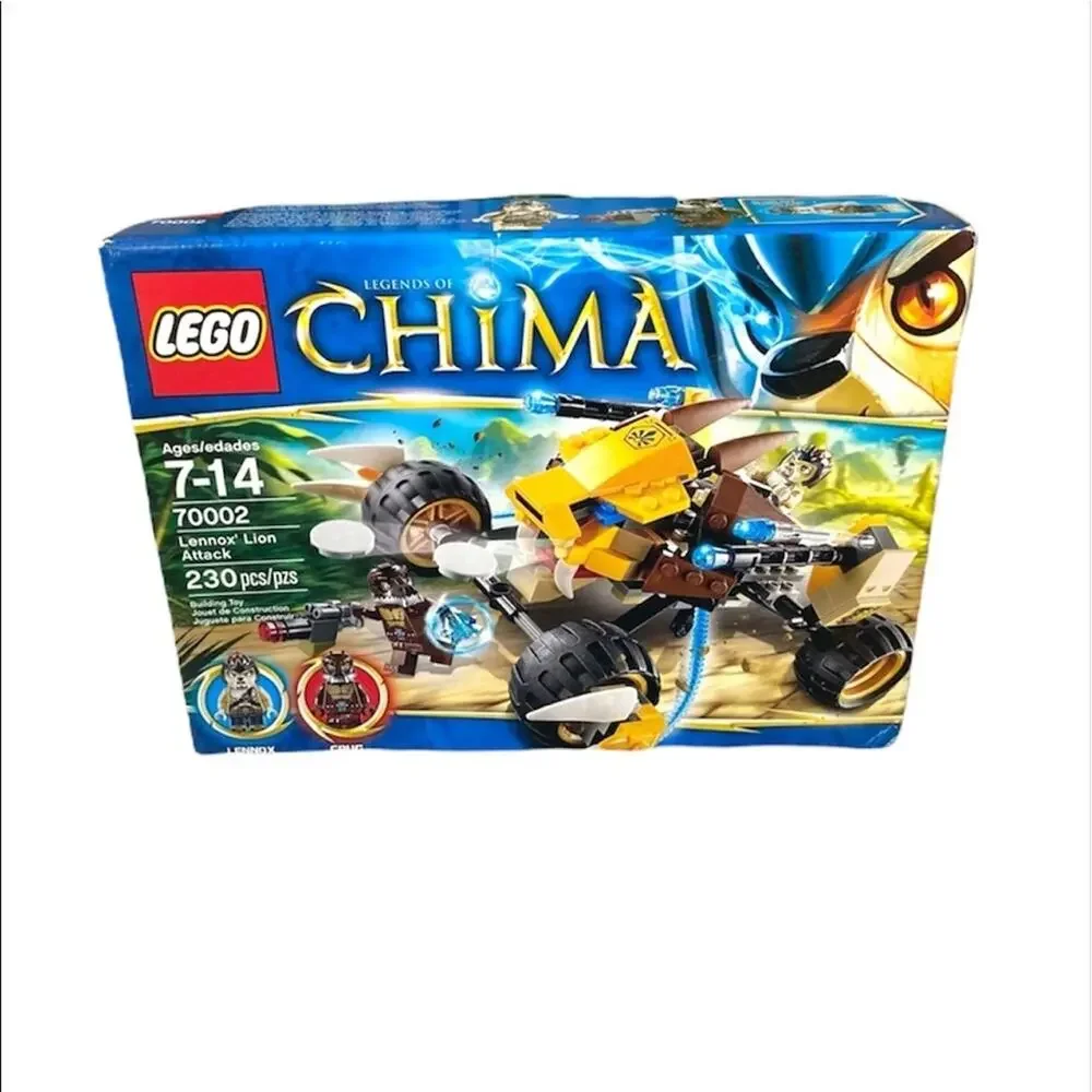 Lego legends of Chima Lennox Lion attack set 230 pcs Crug ages 7-14 70002 NEW
