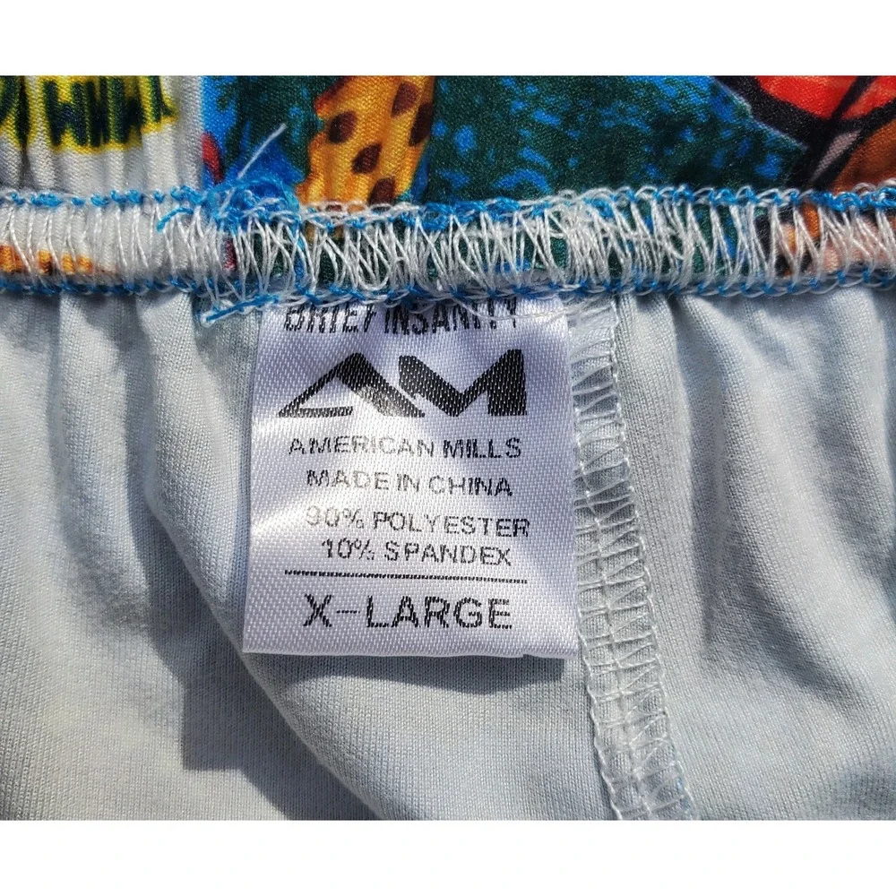 Brief Insanity Minnesota Uff-Da Pajama Pants Mens XL Blue Paul Bunyan‎ Lounge XL