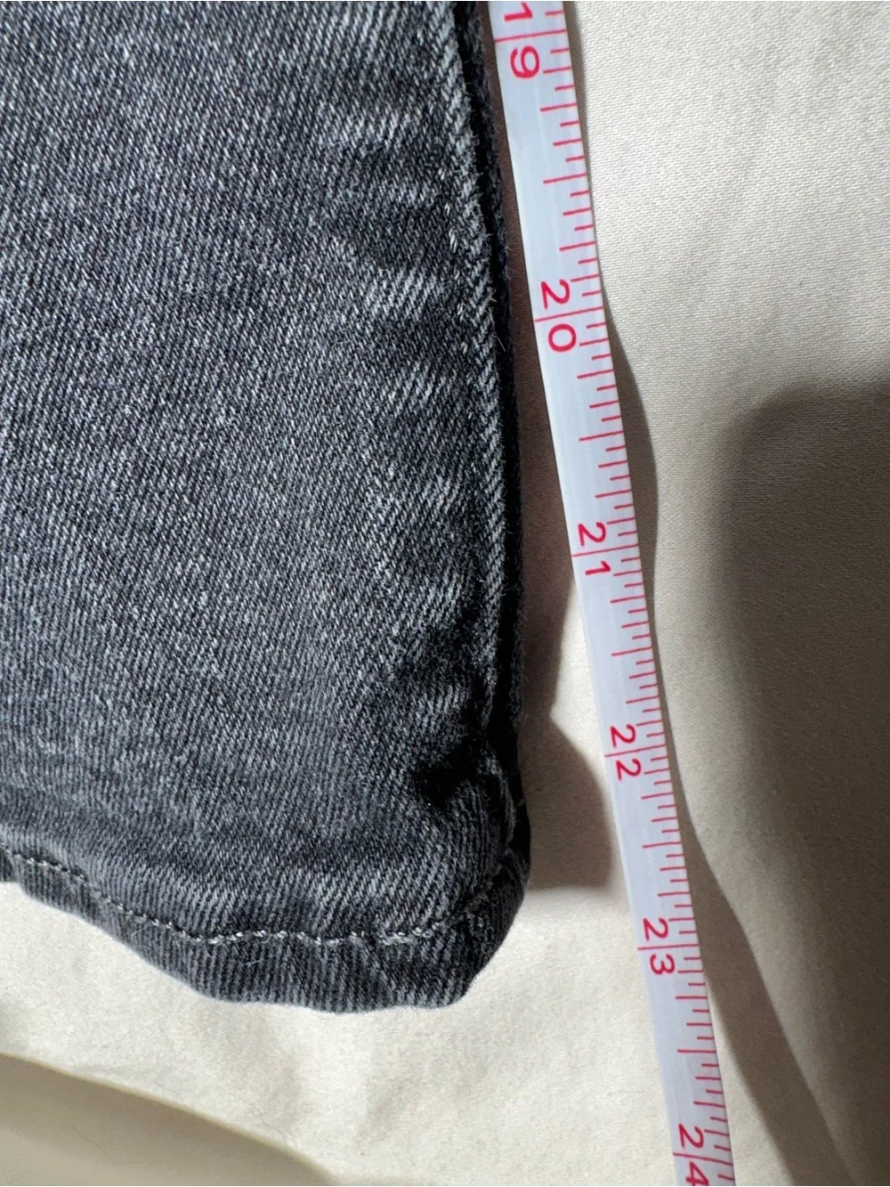 Slim Straight Jeans in Washed Black