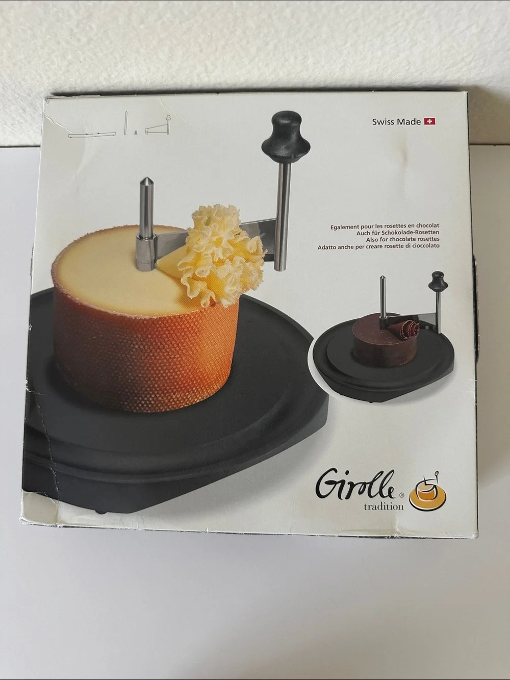 Girolle Traditional Swiss-made Cheese Shaver Slicer