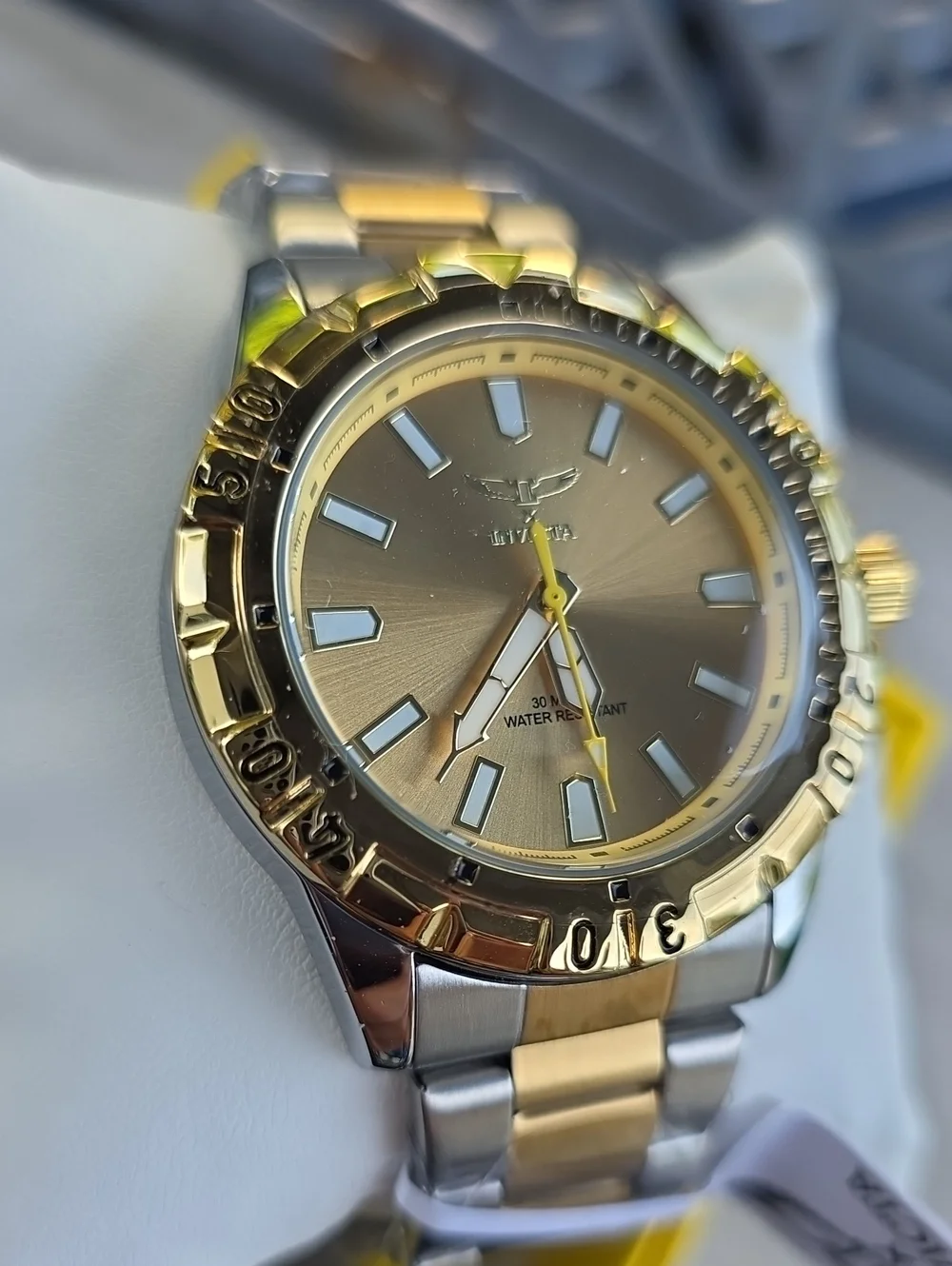 Invicta gold silver