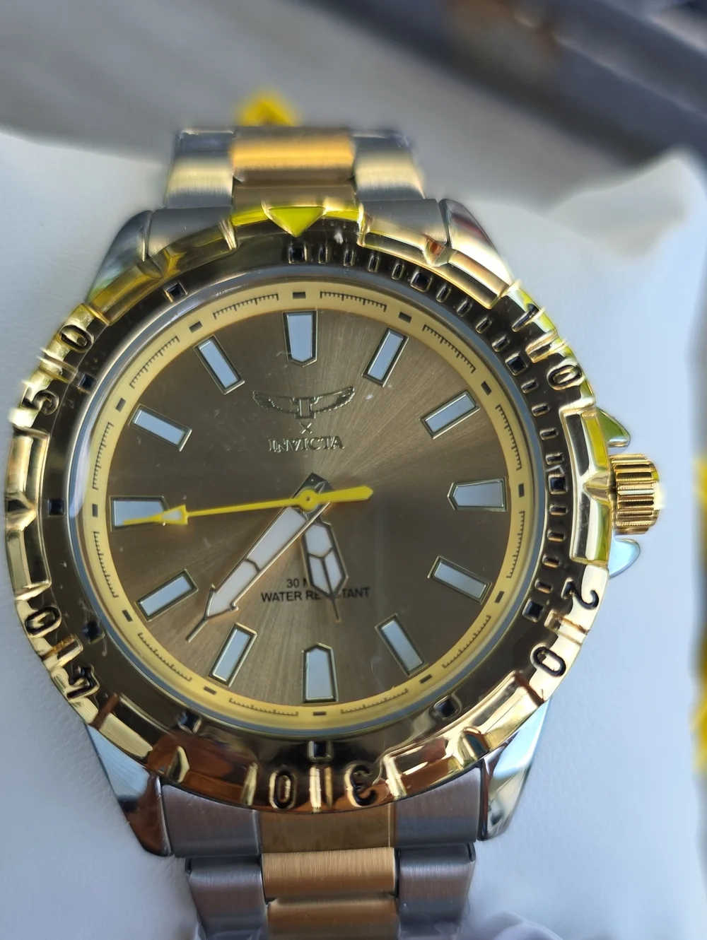 Invicta gold silver